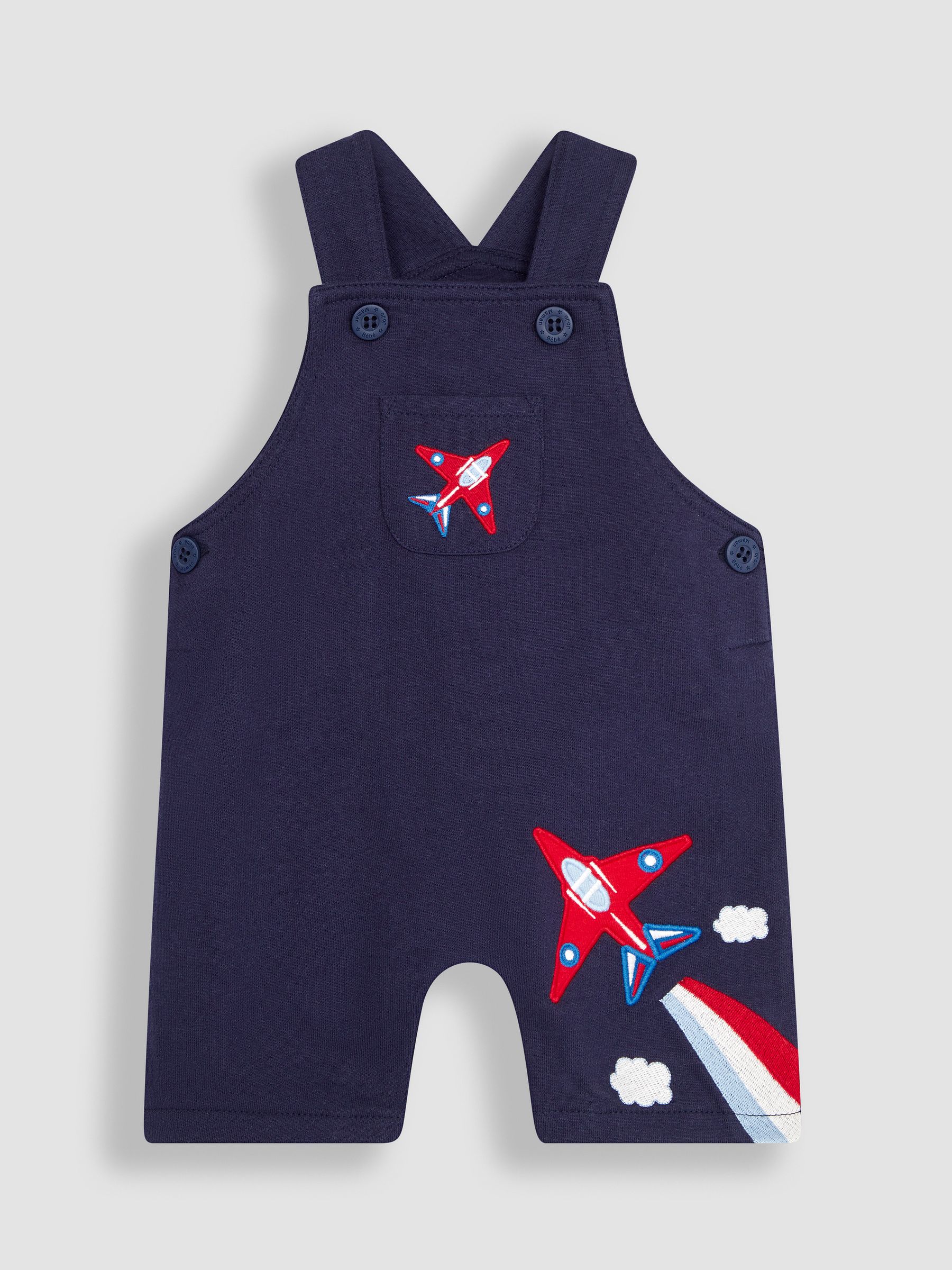 2-Piece Red Arrows Dungarees & T-Shirt Set in Navy - Image 7 of 8