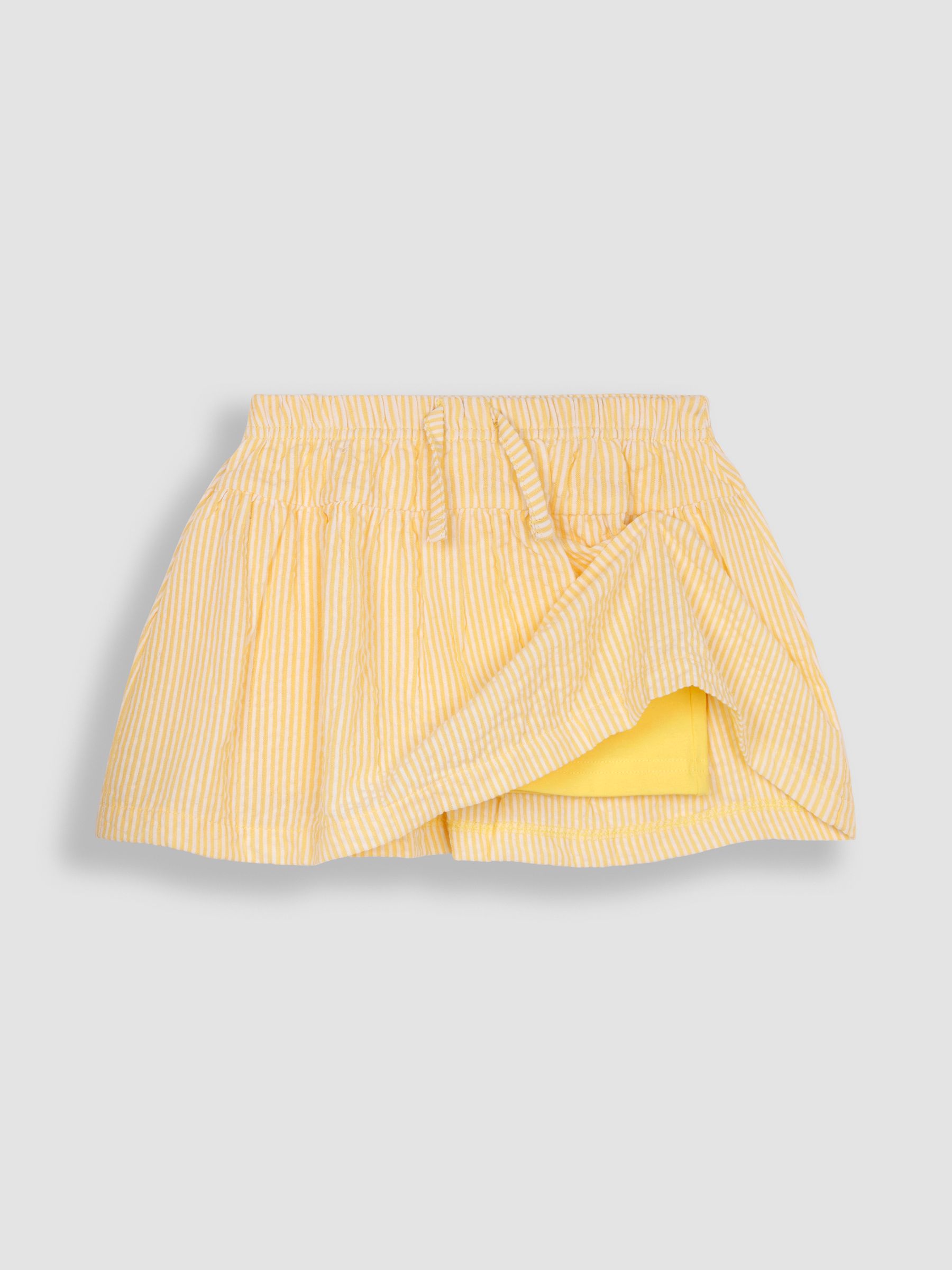 Yellow Seersucker Stripe Skort - Image 2 of 3