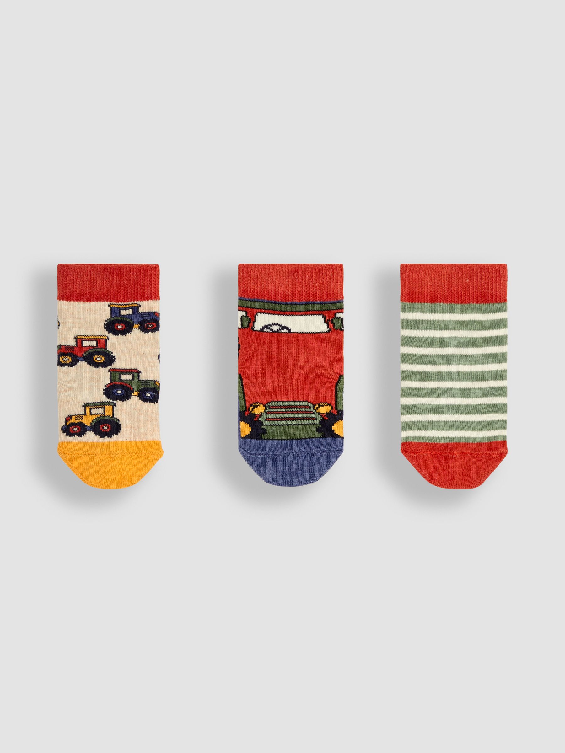 Rust 3-Pack Tractor Socks - Image 1 of 4