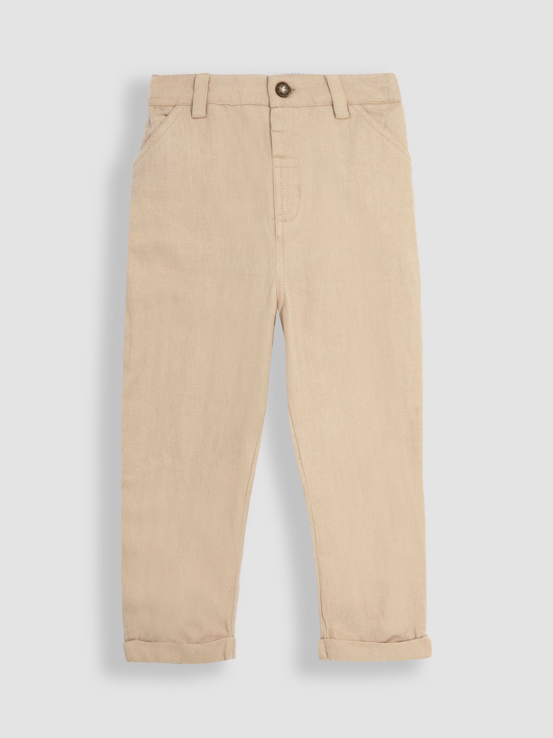 Natural 3-Piece Waistcoat, Shirt & Trousers Set - Image 6 of 7
