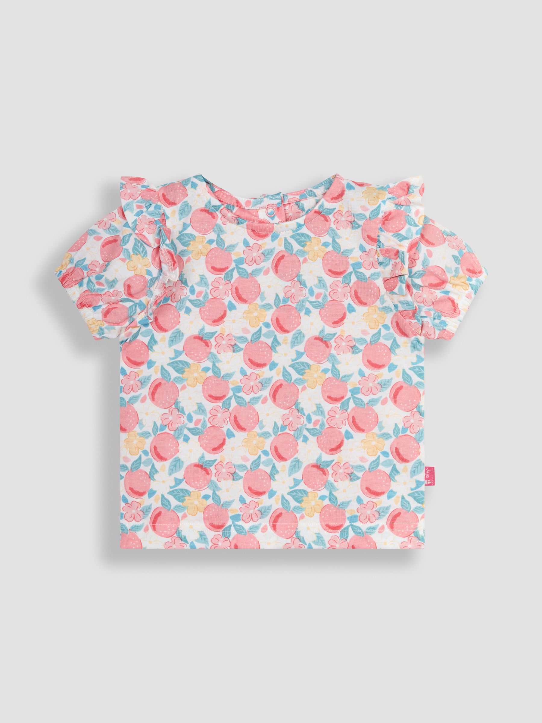 Multi 2-Pack Pretty Peach & Frill Sleeve T-Shirts - Image 2 of 5
