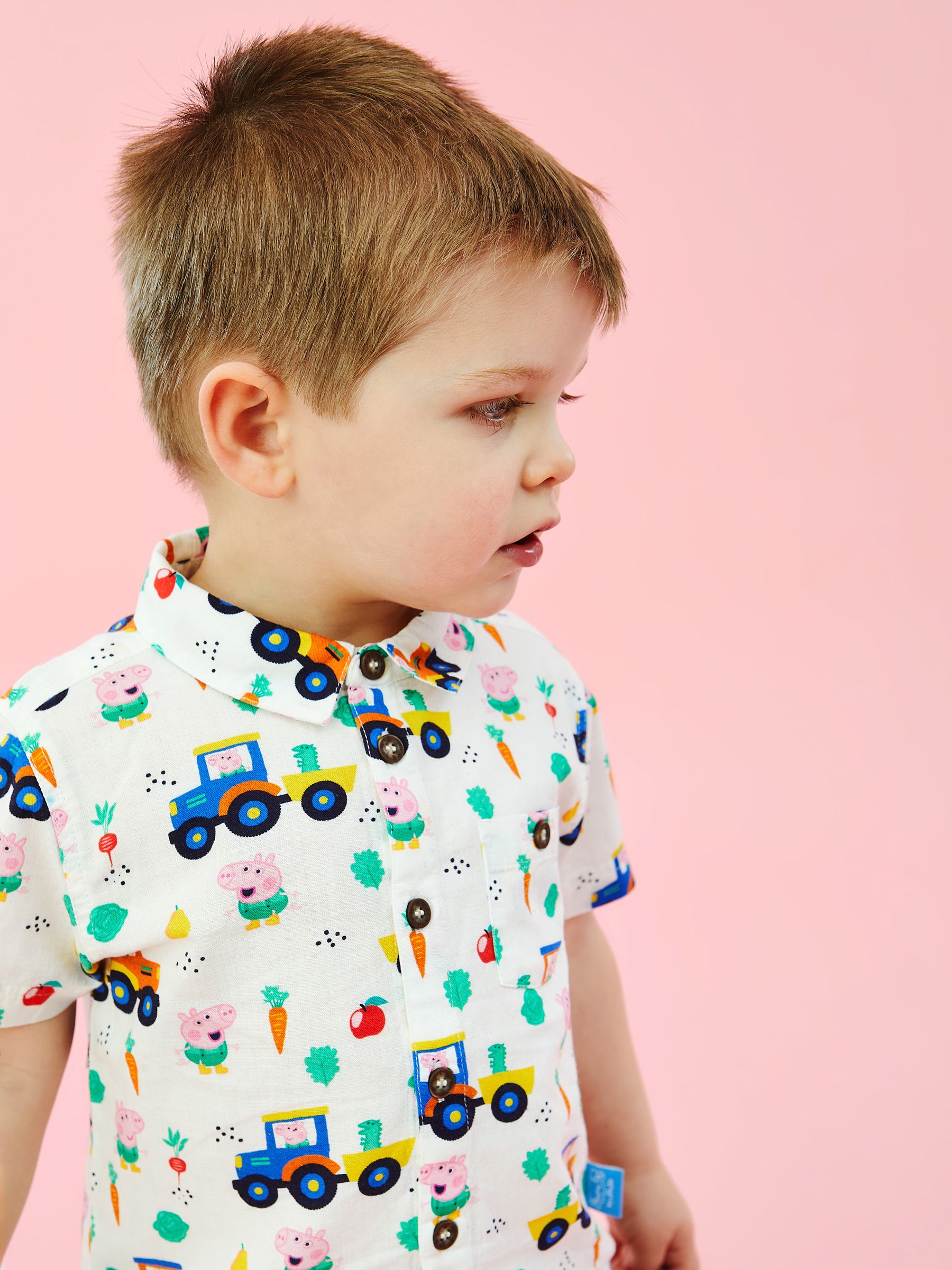 Green 2-Piece Peppa Pig Shirt & Shorts Set - Image 3 of 9