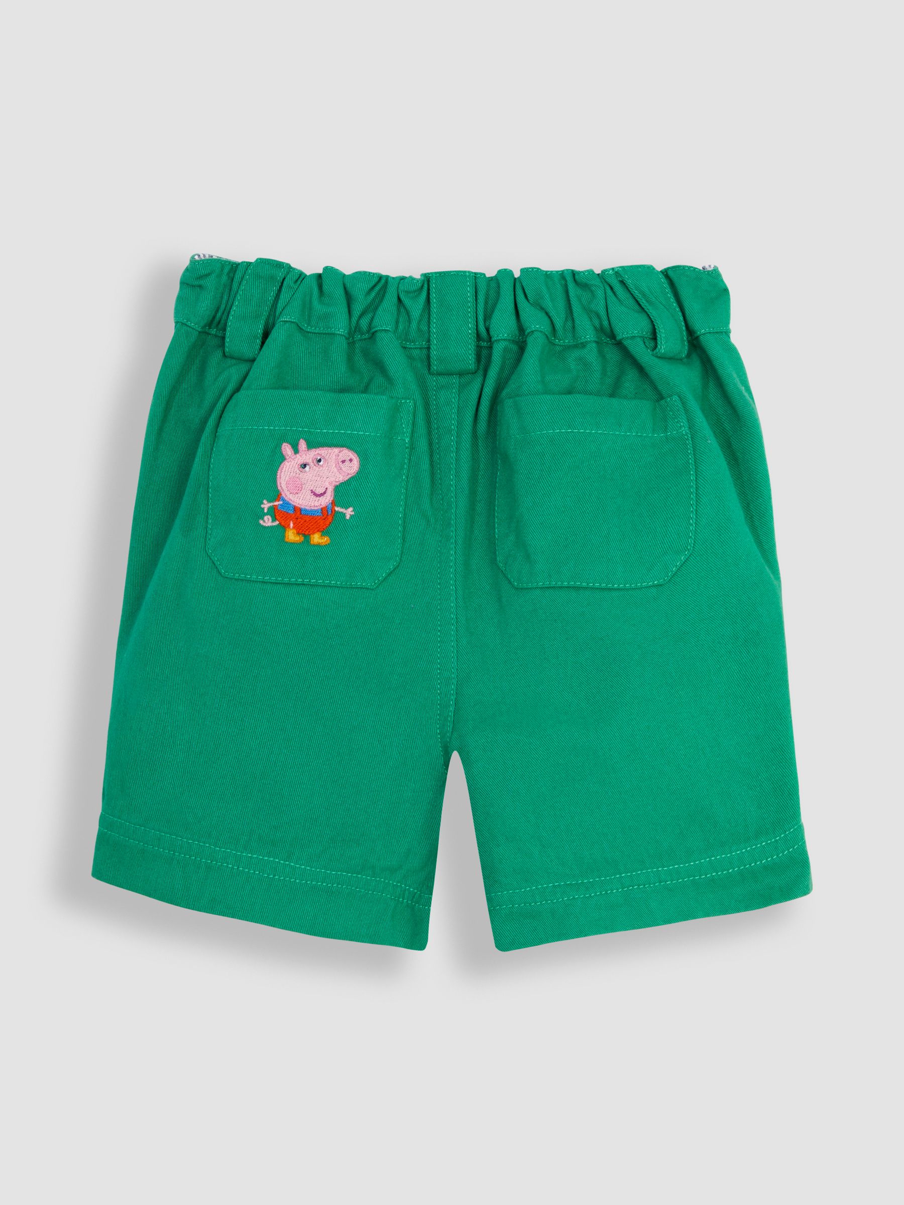 Green 2-Piece Peppa Pig Shirt & Shorts Set - Image 7 of 9