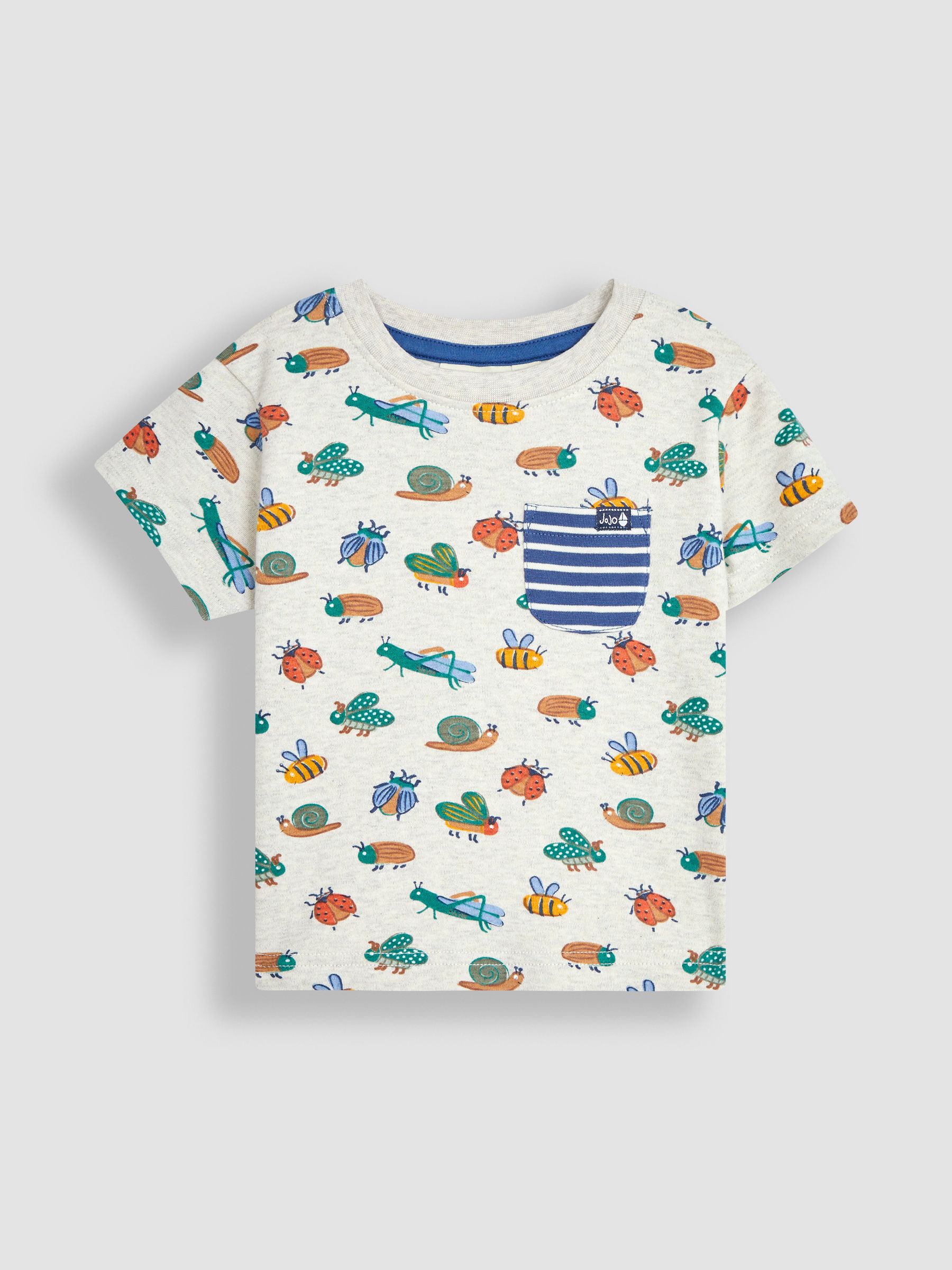 Natural Garden Bugs Contrast Pocket T-Shirt - Image 1 of 4