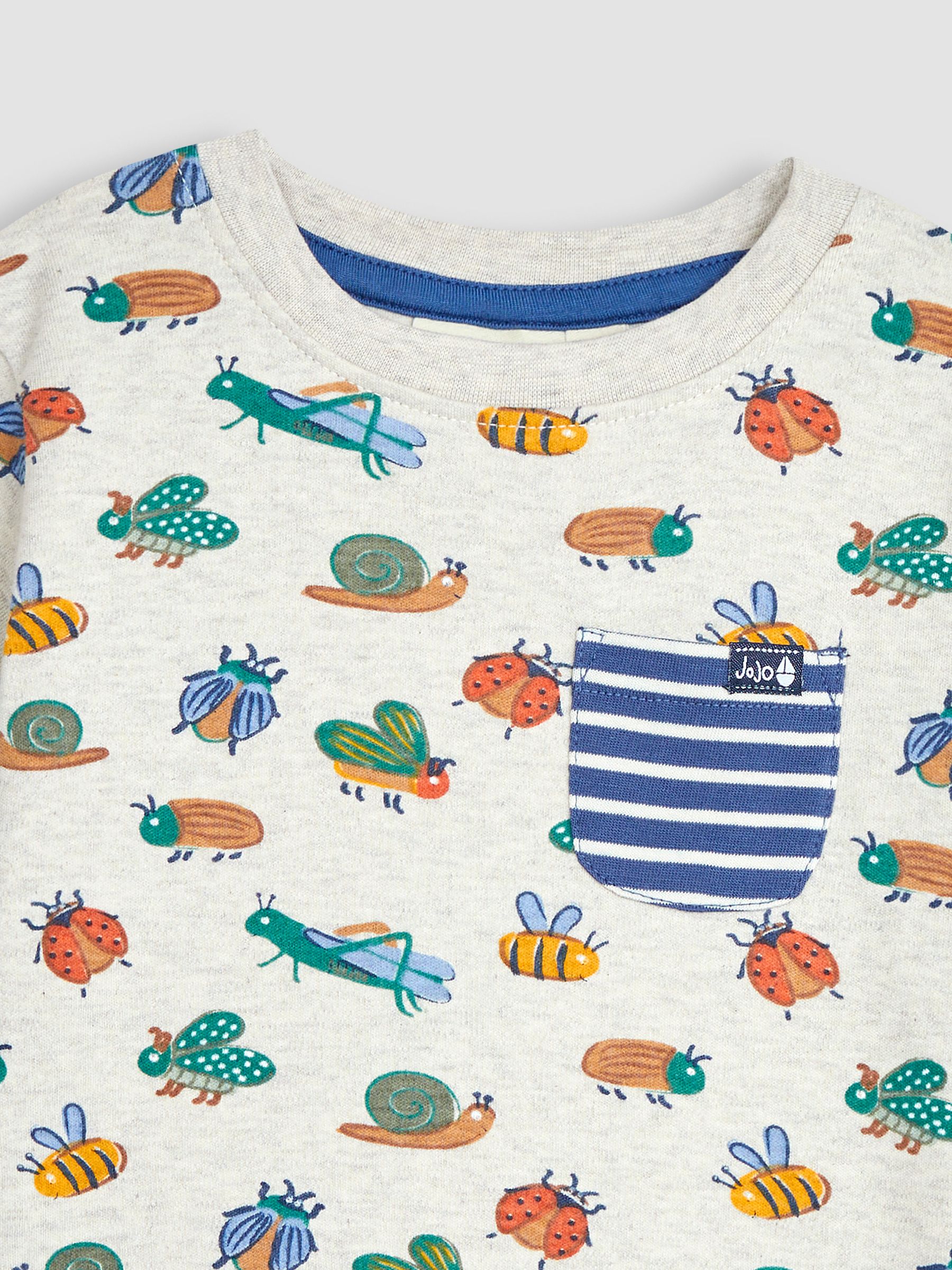Natural Garden Bugs Contrast Pocket T-Shirt - Image 2 of 4