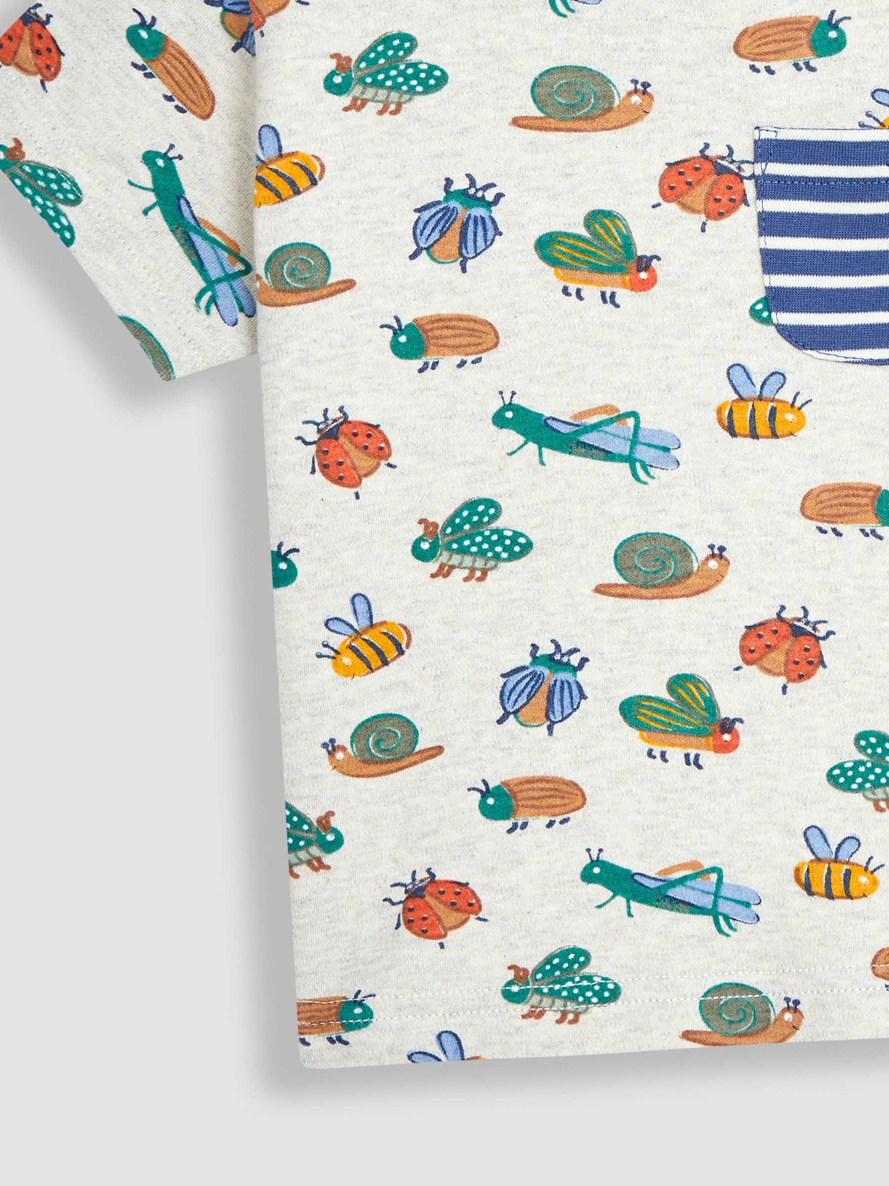 Natural Garden Bugs Contrast Pocket T-Shirt - Image 3 of 4