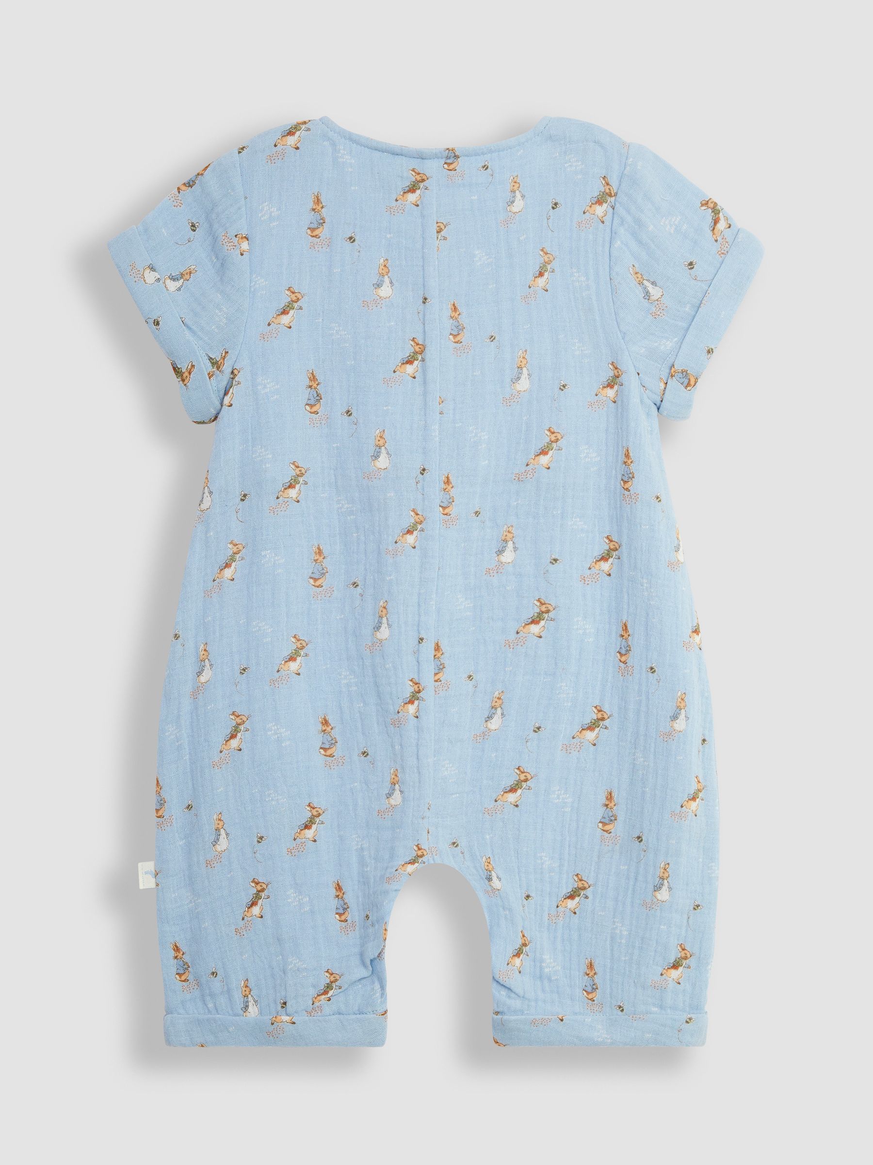 Blue Peter Rabbit Cheesecloth Button Front Romper - Image 2 of 3