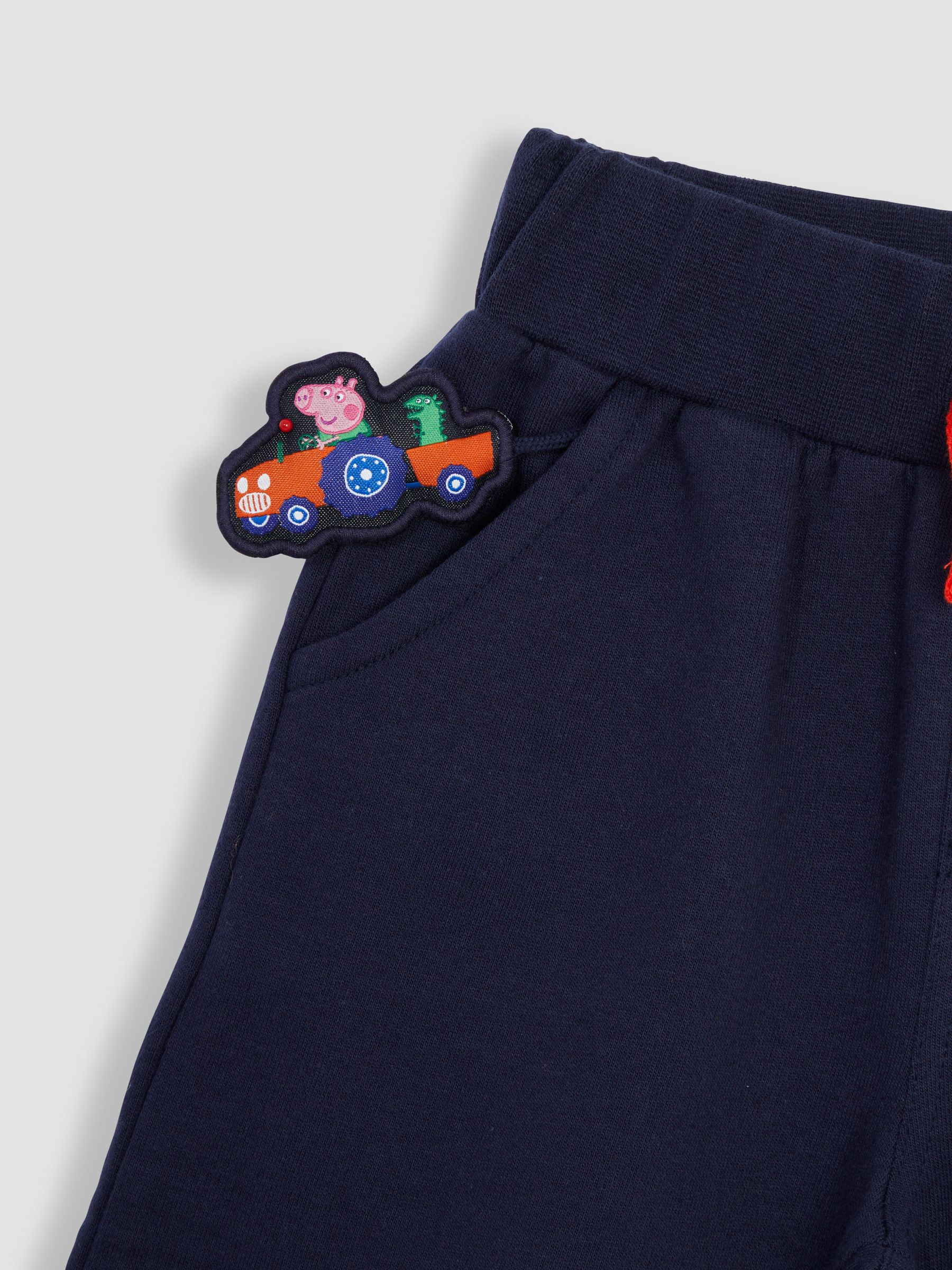 2-Piece Peppa Pig Appliqué Polo Shirt & Shorts Set in Navy - Image 6 of 6