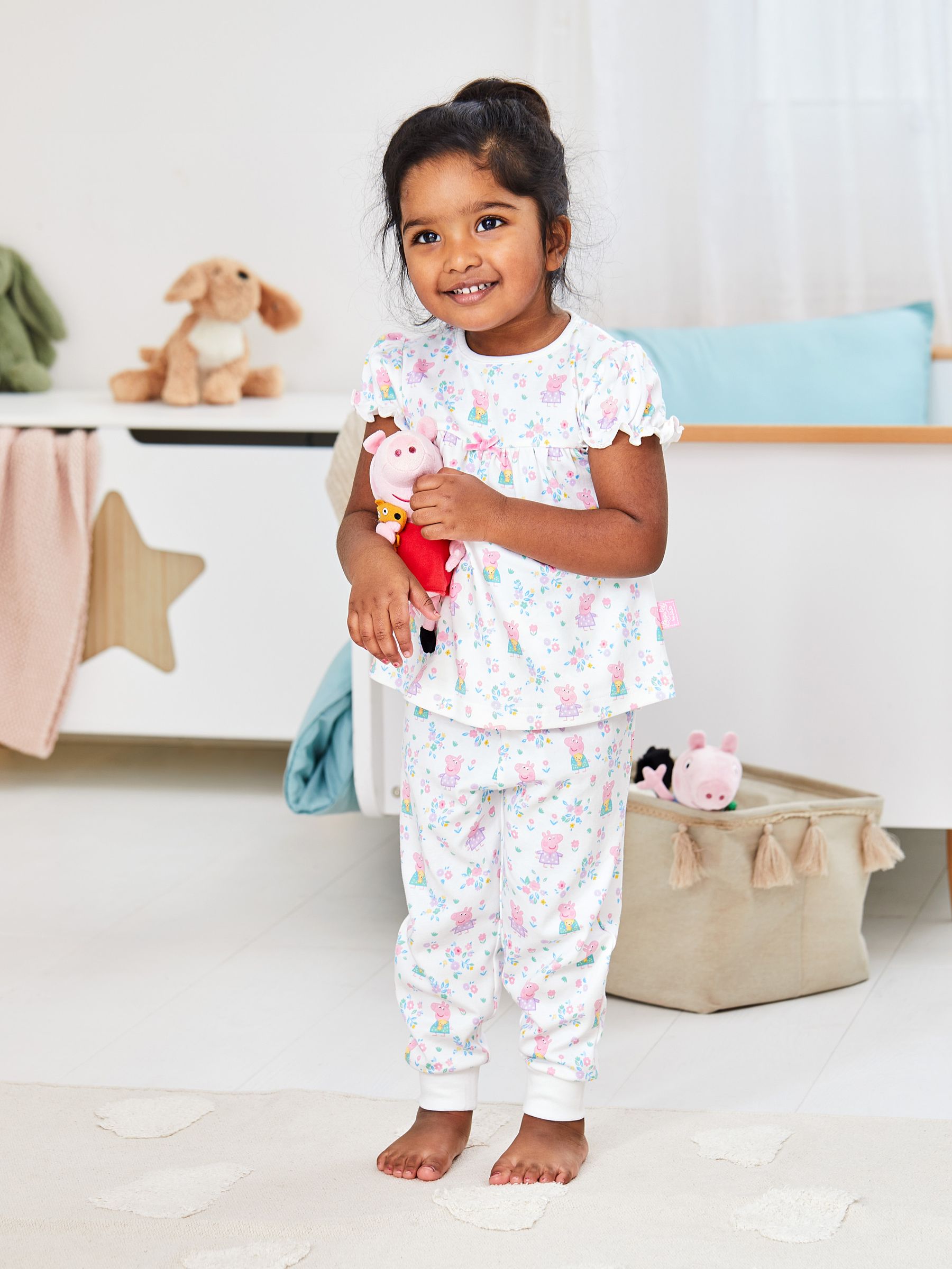 Cream Peppa Pig Jersey Pyjamas - Image 2 of 5