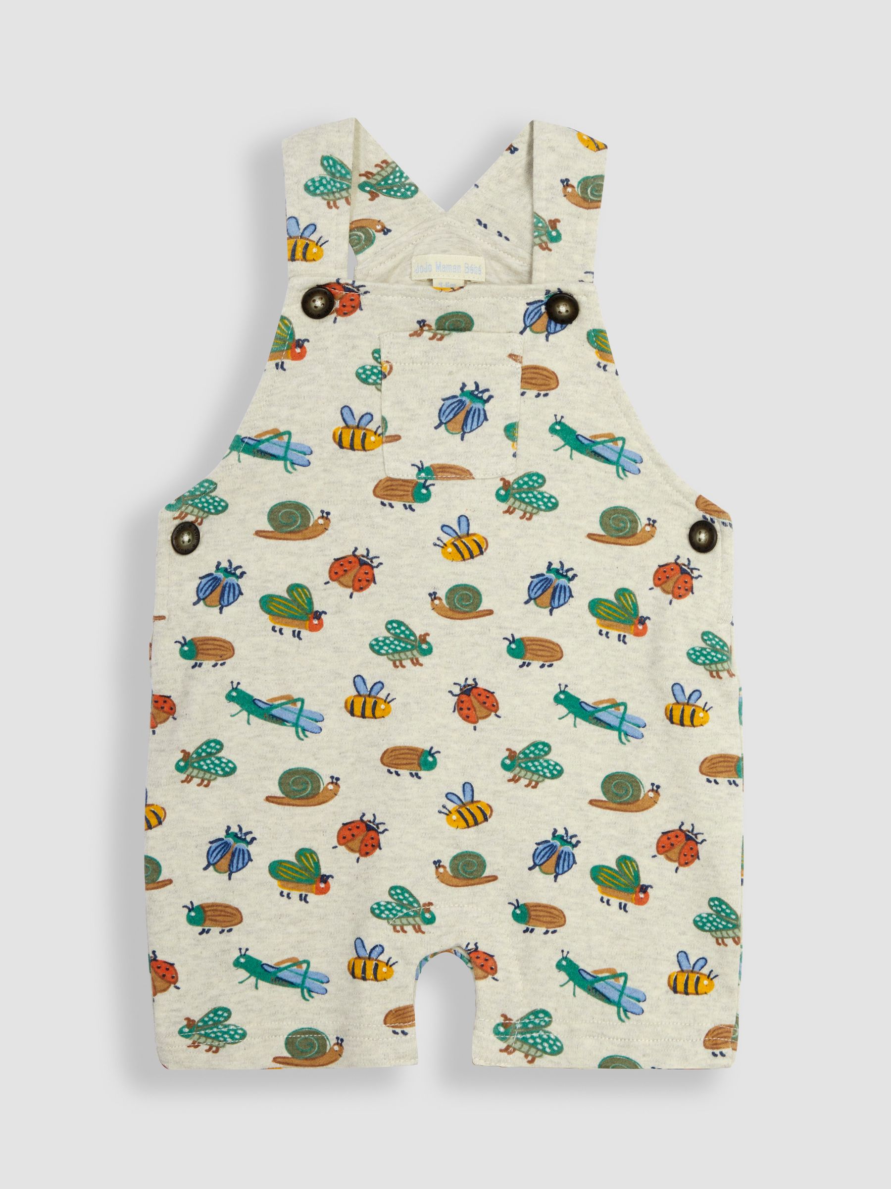 Natural Garden Bugs Dungarees & T-Shirt 2-Piece Set - Image 3 of 6