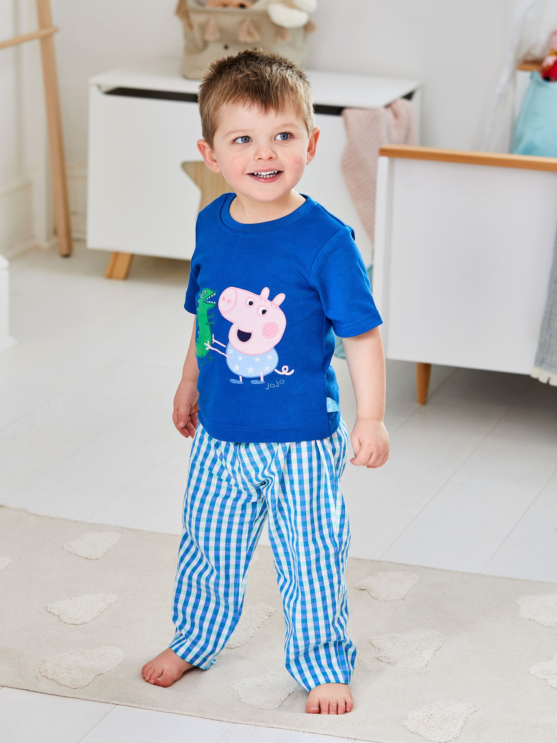 Peppa Pig Mix & Match Pyjamas in Cobalt - Image 1 of 6
