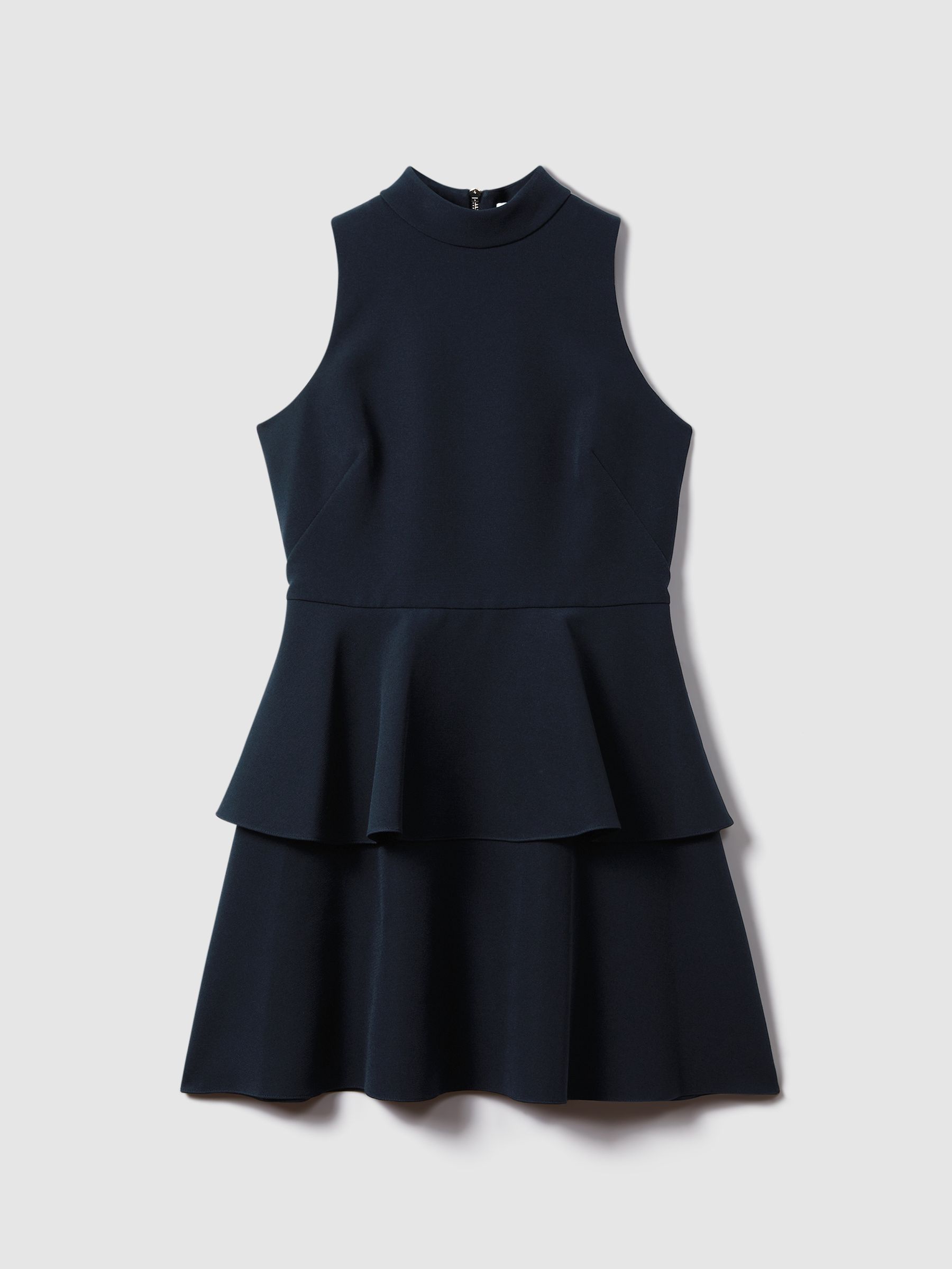Florere Tiered Mini Dress in Navy - Image 2 of 6