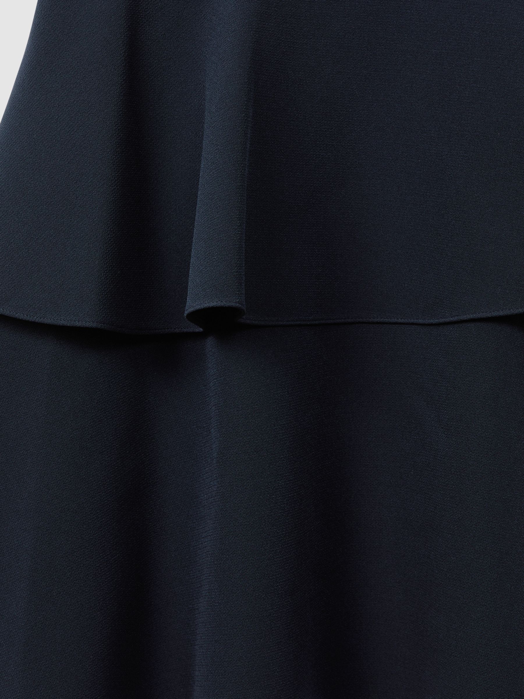 Florere Tiered Mini Dress in Navy - Image 6 of 6