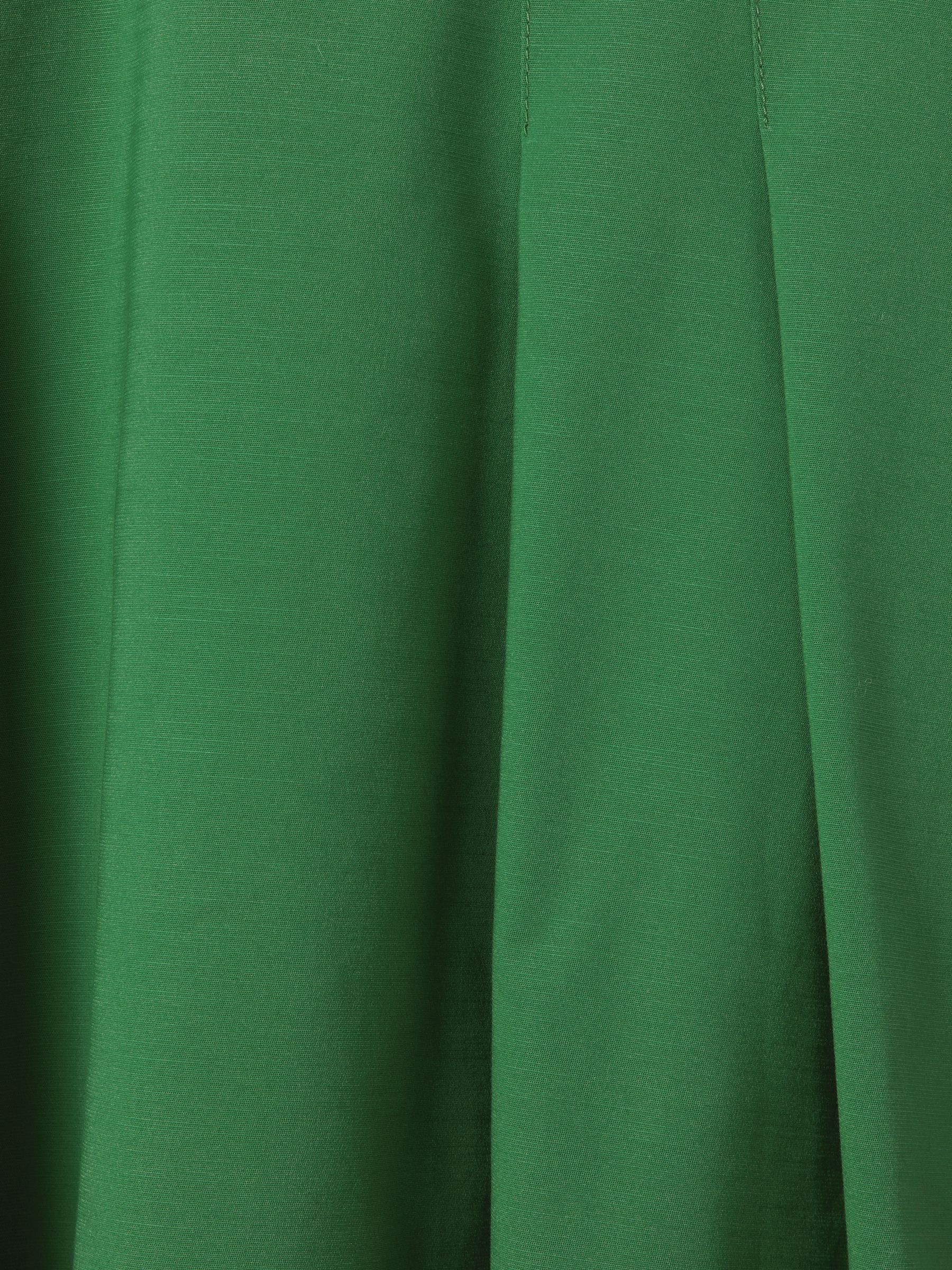 Florere Flared Midi Skirt in Bright Green - Image 6 of 6