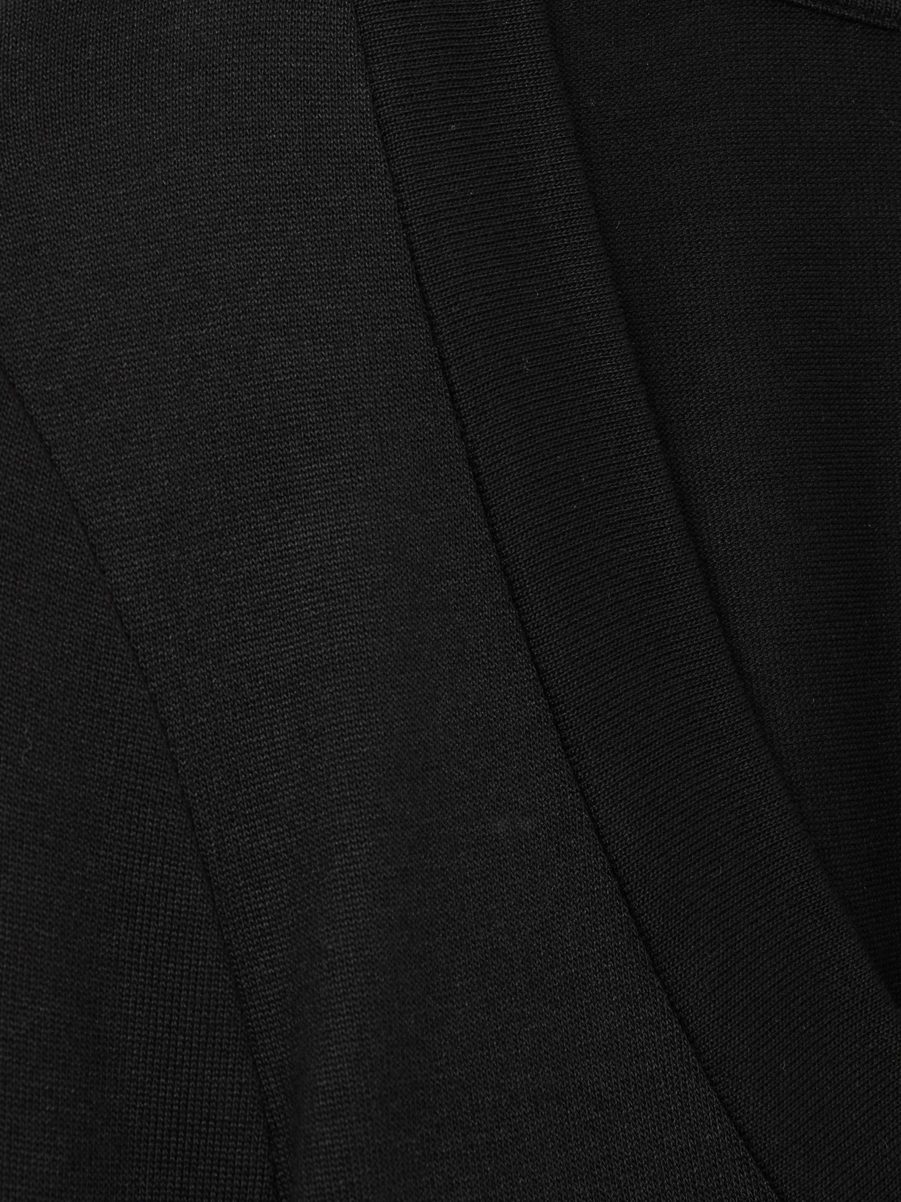 Jersey V-Neck Top in Black - Image 6 of 6