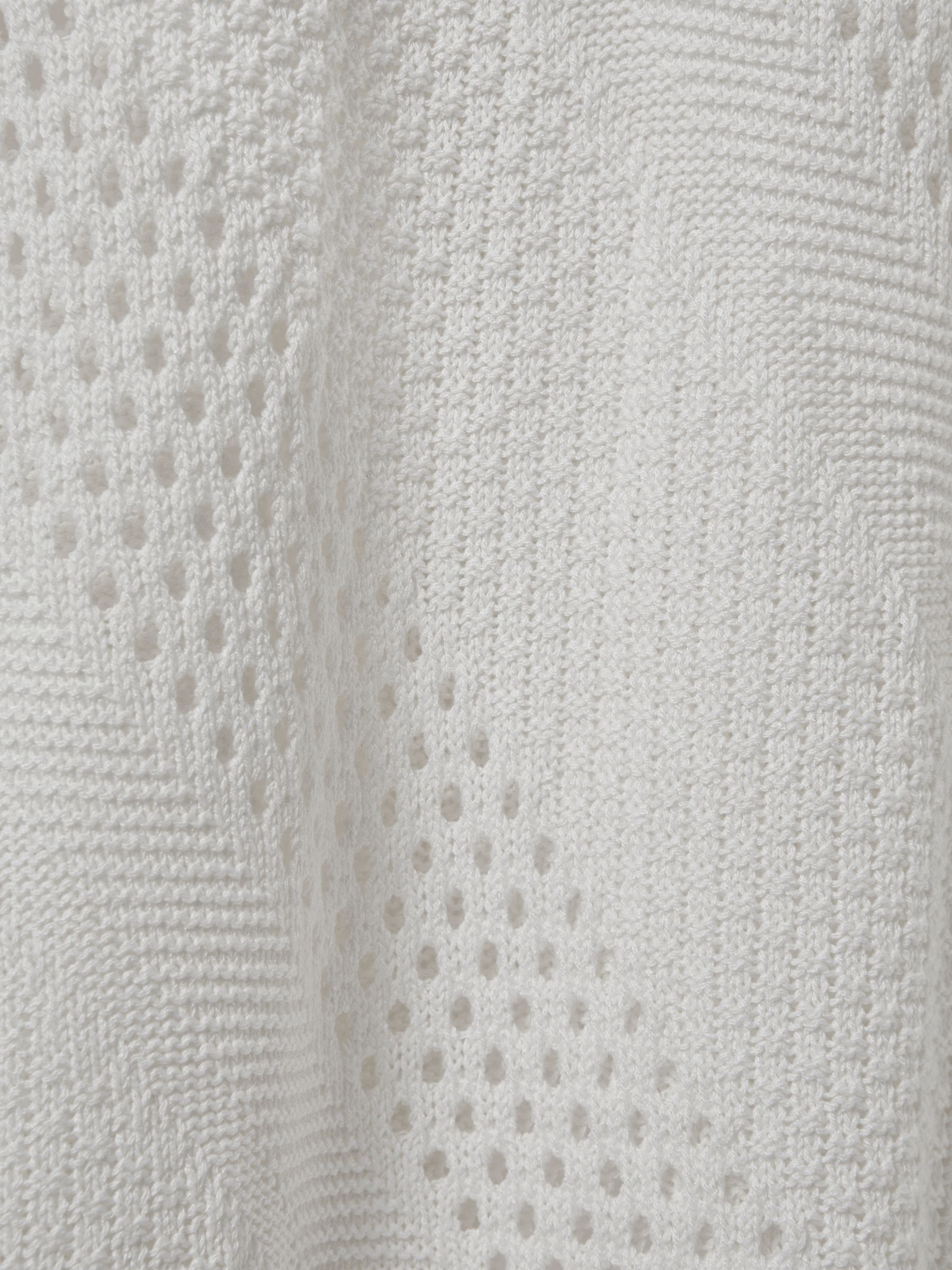 Florere Crochet Midi Dress in Ivory - Image 5 of 5