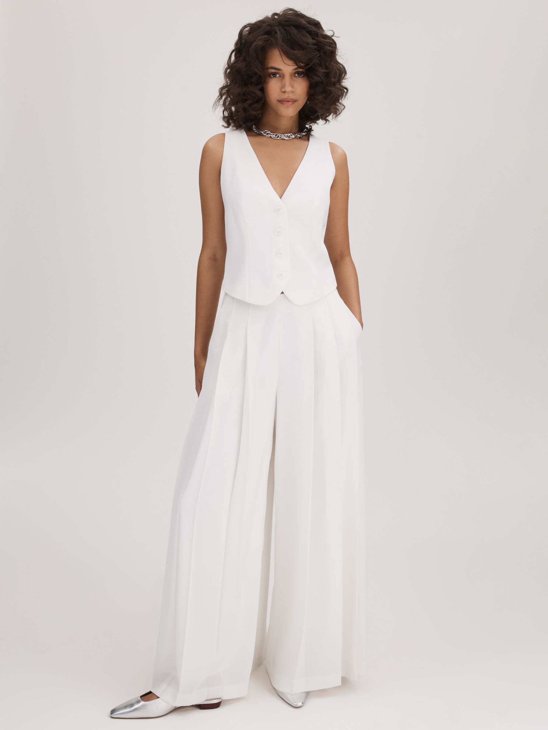 Florere Ivory Florere Ivory Single Breasted Waistcoat - Image 3 of 6