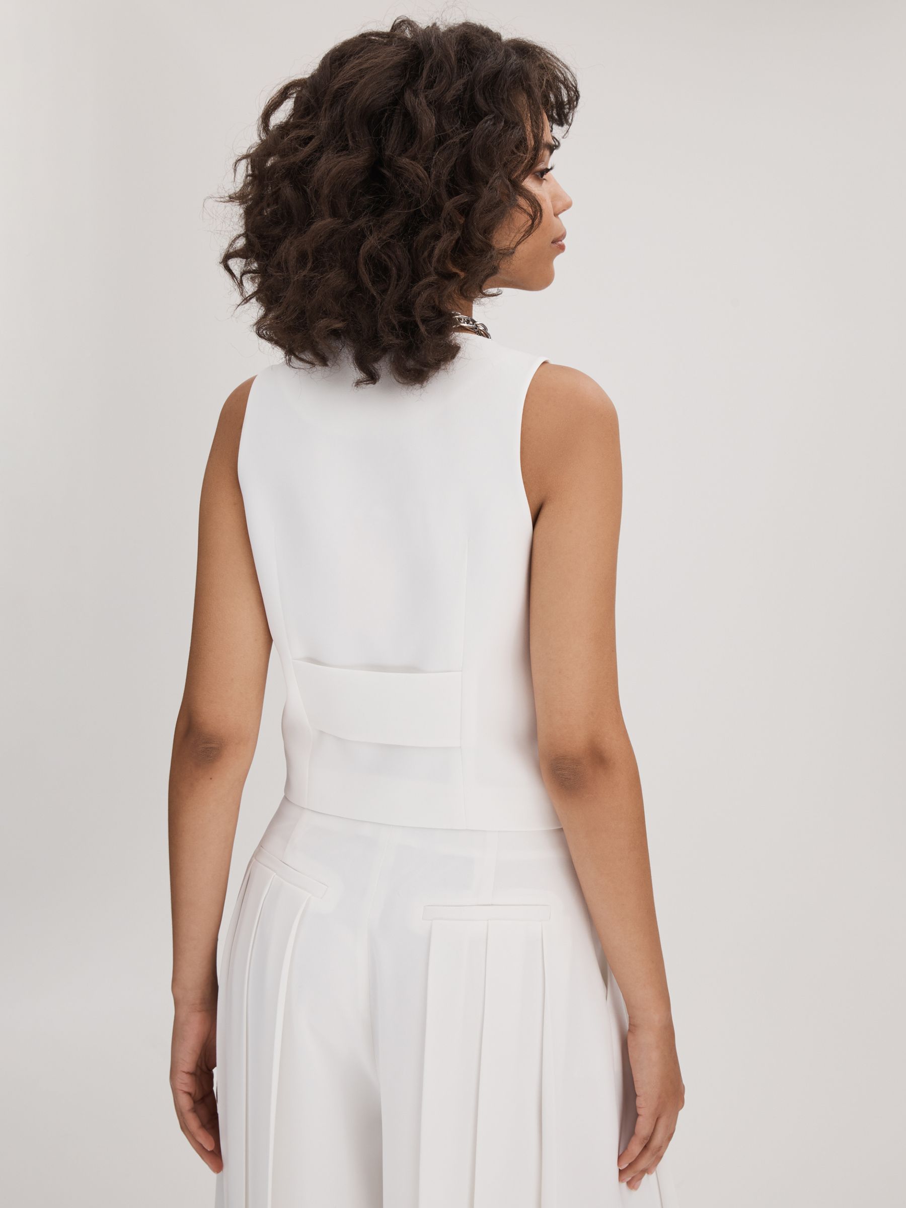 Florere Ivory Florere Ivory Single Breasted Waistcoat - Image 5 of 6