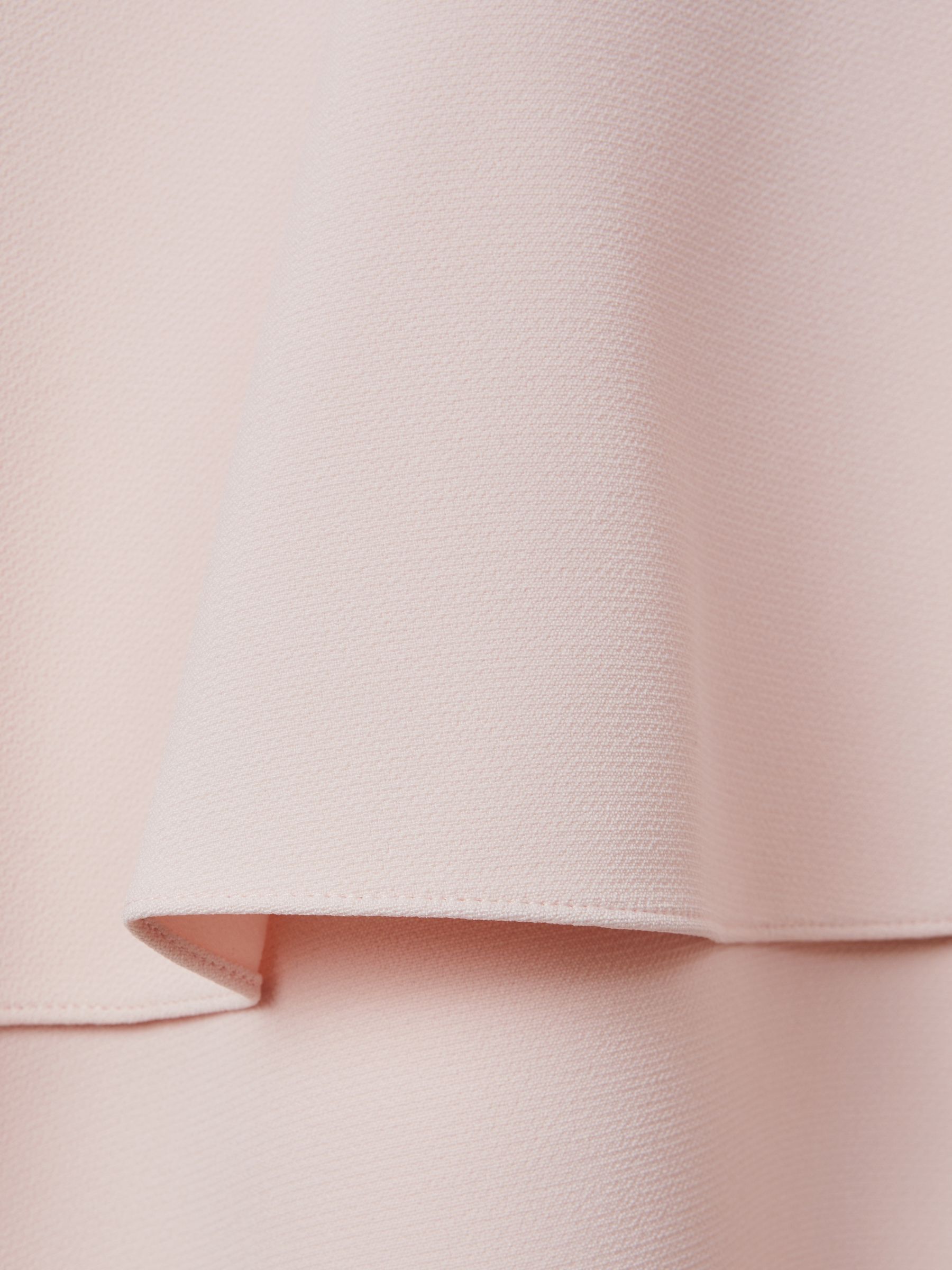 Florere Pale Pink Florere Pale Pink Tiered Mini Dress - image 5