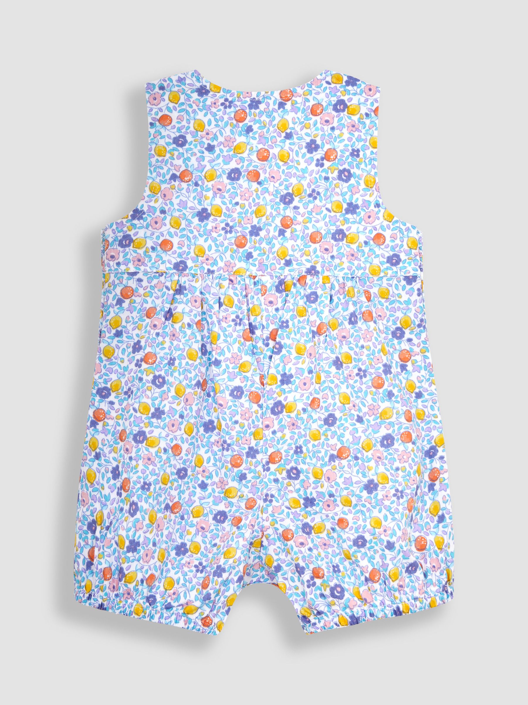 Lilac Purple Duck Appliqué Pocket Ditsy Floral Dungarees - Image 5 of 6