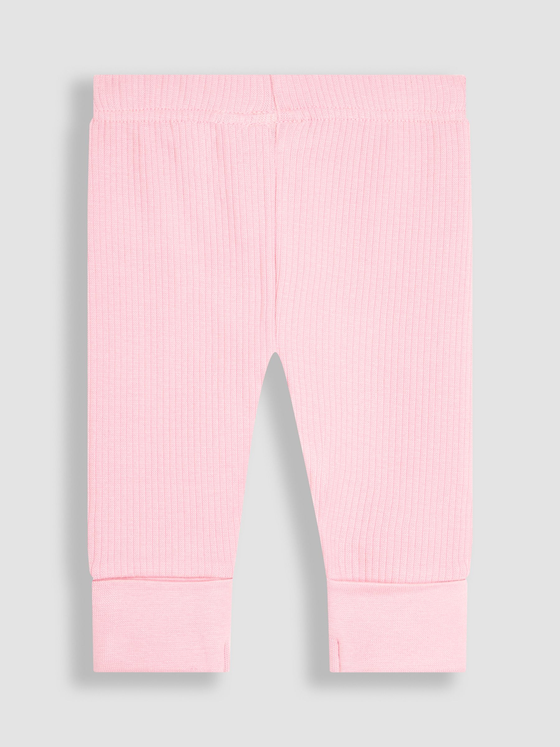 Pink Strawberry 2-Piece Floral Collar Tunic & Rib Leggings Set - Image 6 of 6