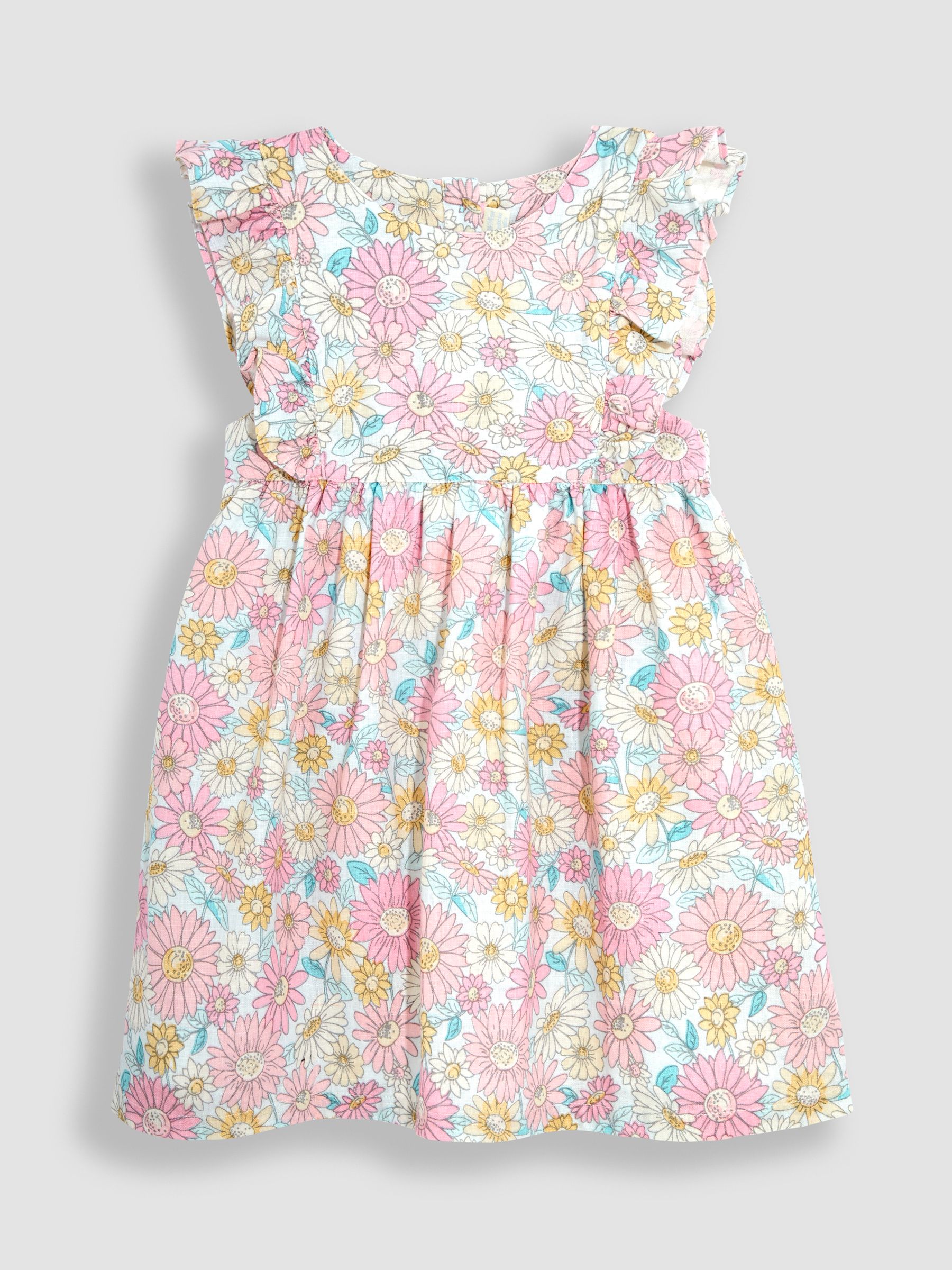 Pink Sunflower Pretty Summer Dress - Image 2 of 4