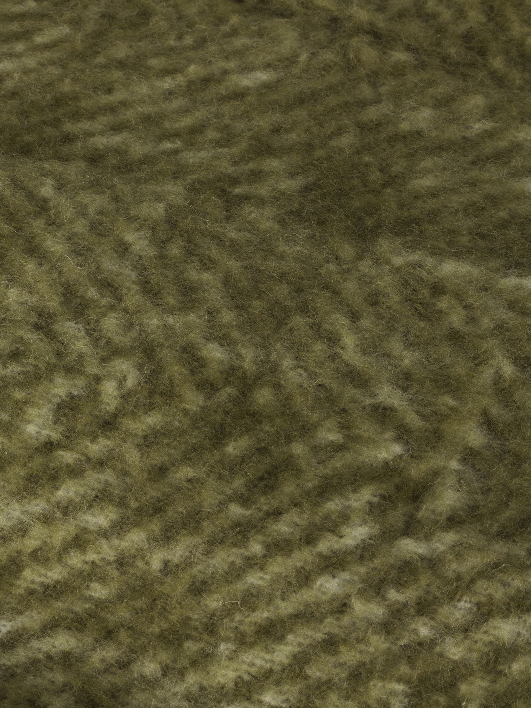 Yard Natural Beige/Moss Green Rawton Ombre Herringbone Throw - Image 2 of 4