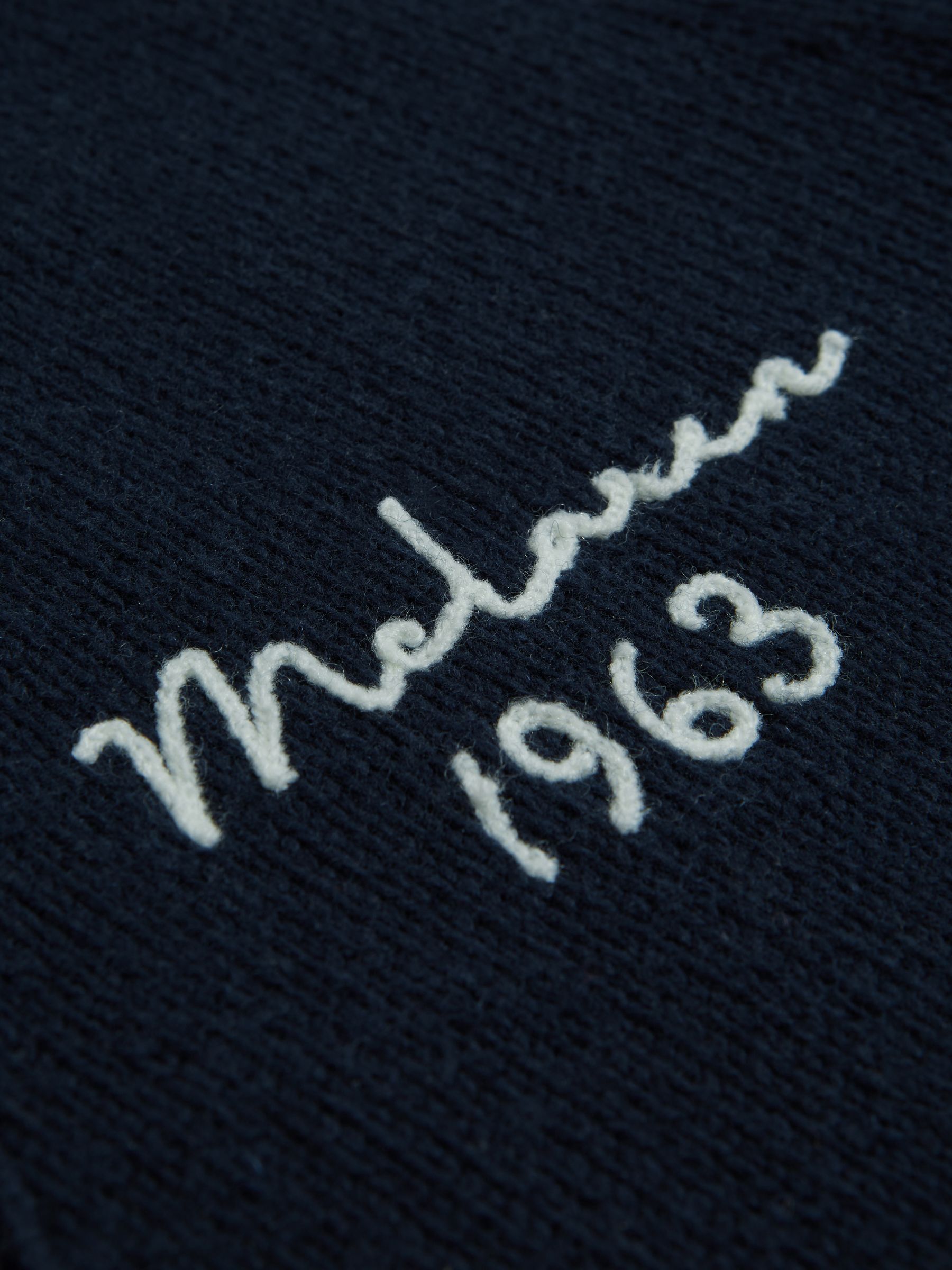 McLaren F1 Intarsia Cardigan in Navy - Image 7 of 8