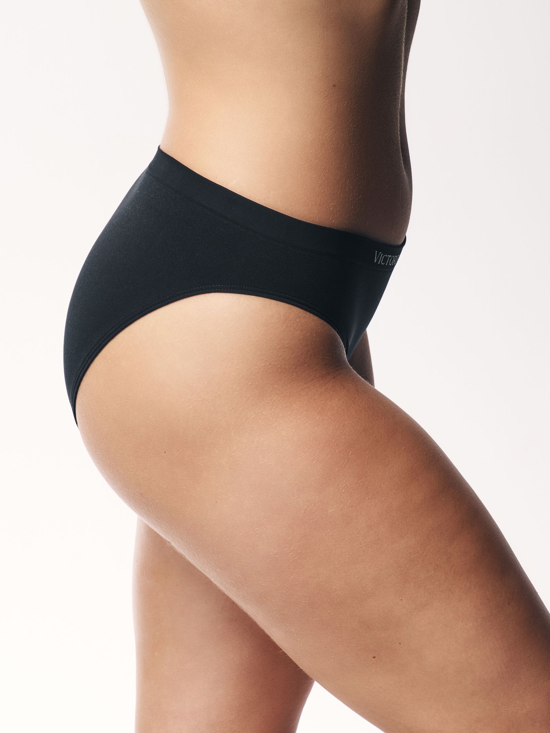 Black Bikini Logo 4 Pack Knickers - Image 5 of 5