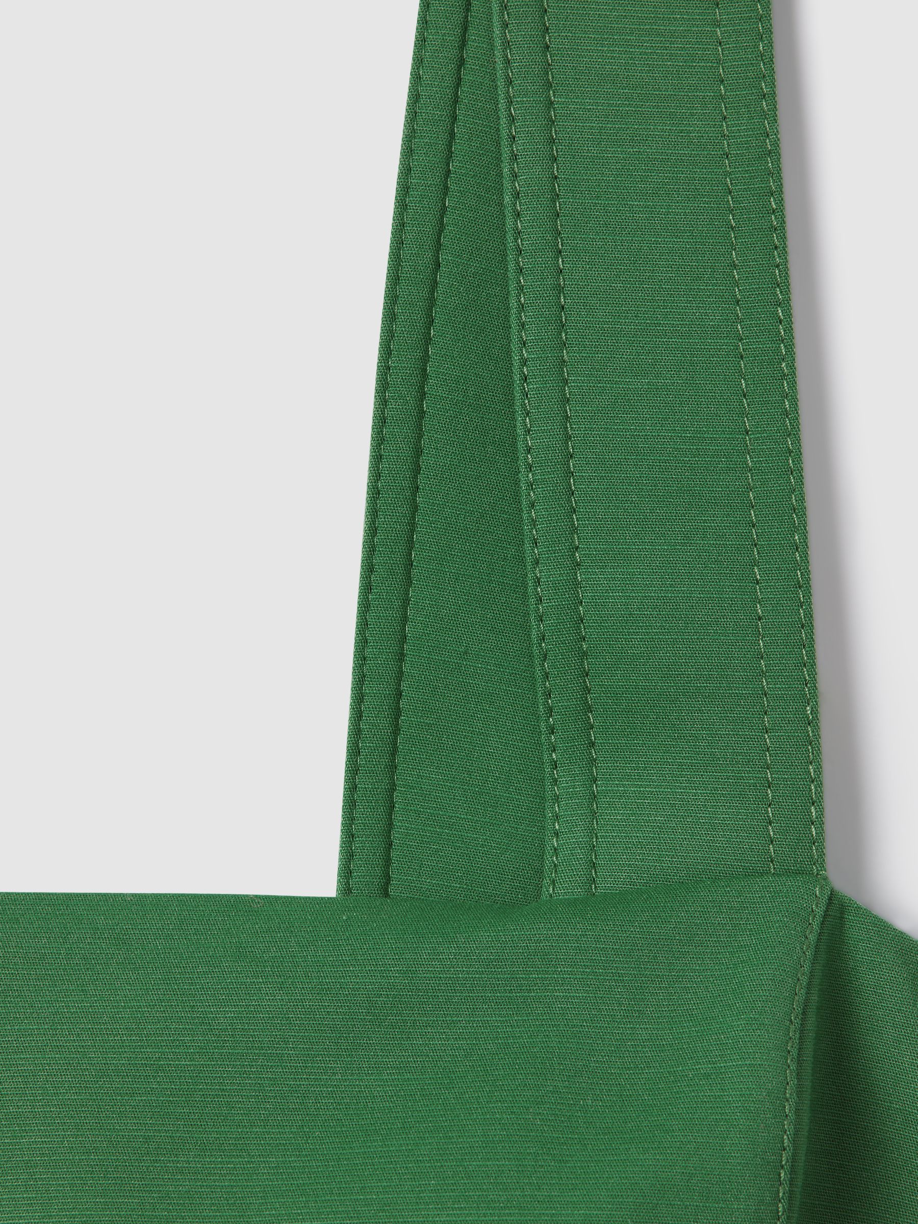 Florere Strappy Crop Top in Bright Green - Image 5 of 5