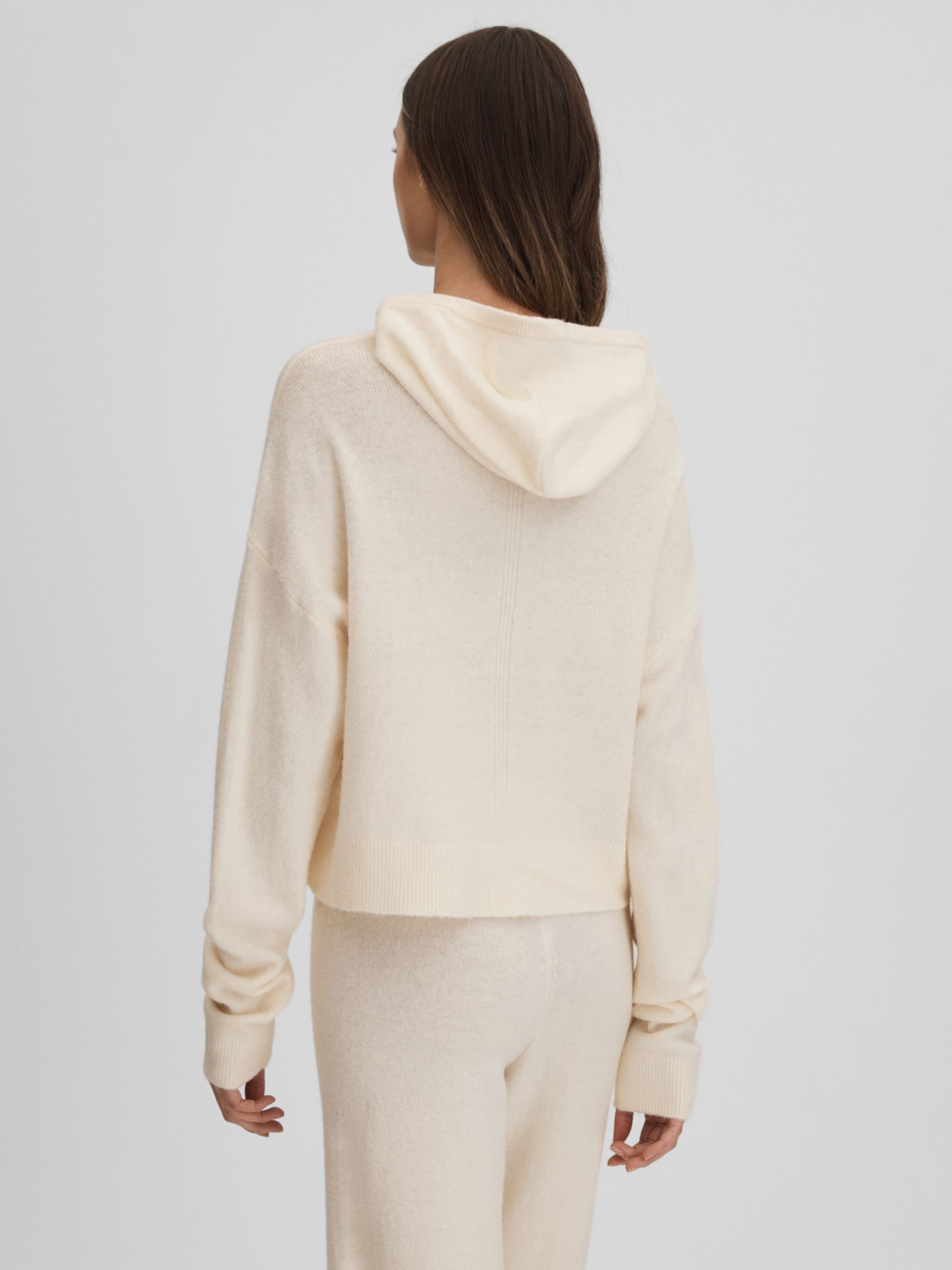 Calvin Klein Underwear Knitted Hoodie in Ivory - Image 5 of 7
