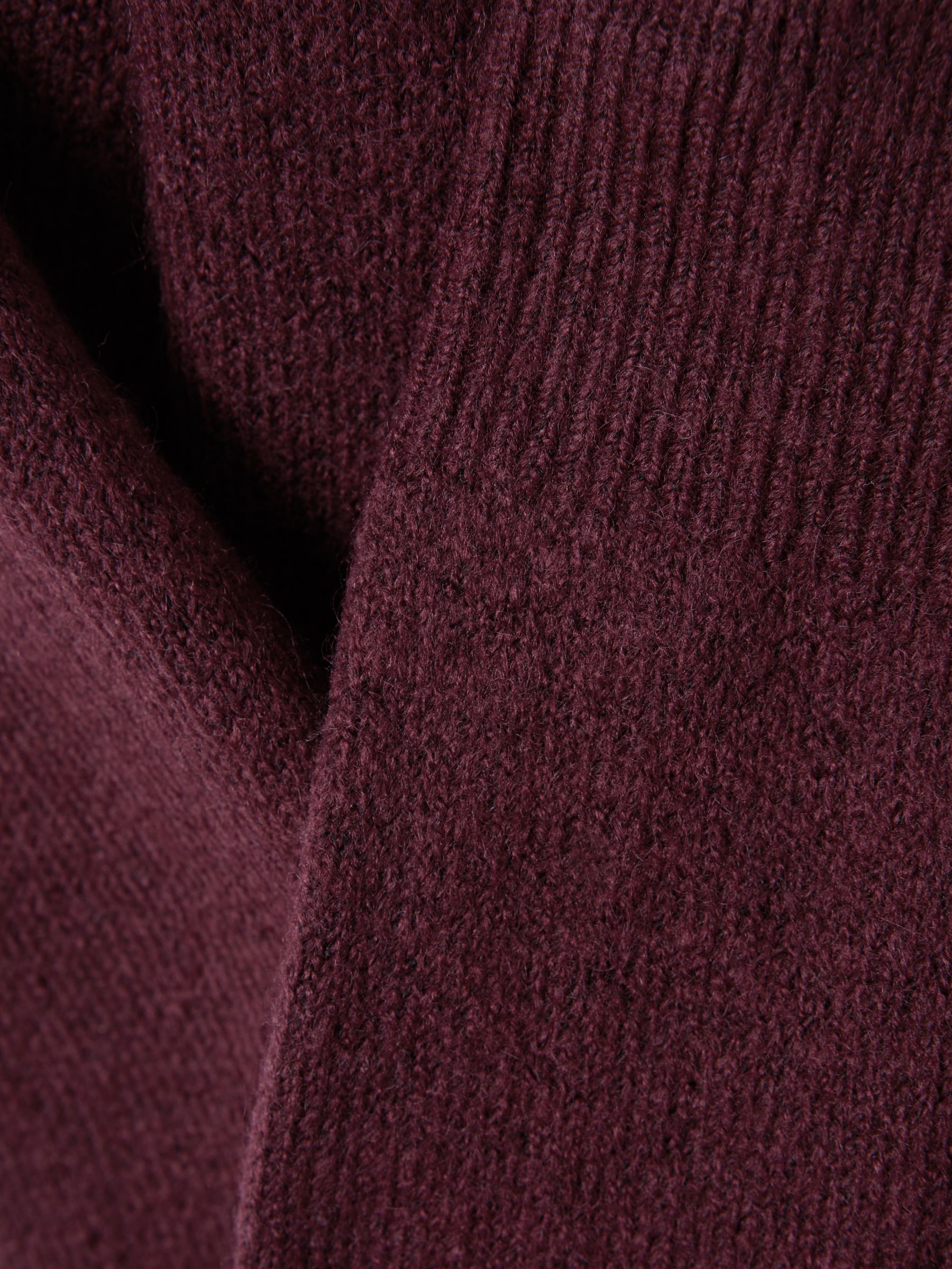 Calvin Klein Underwear Knitted Hoodie in Tawny Port - Image 7 of 7