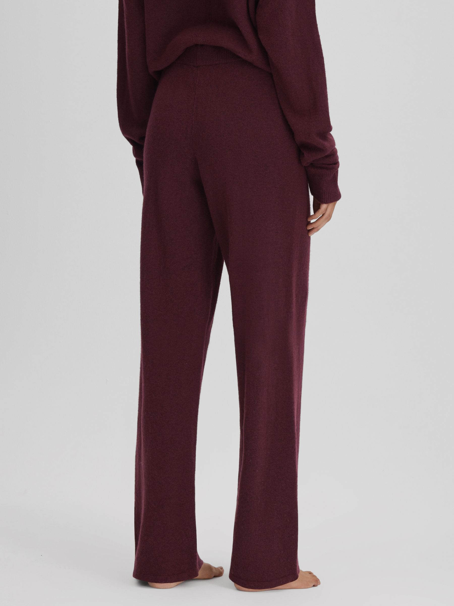 Calvin Klein Underwear Knitted Joggers in Tawny Port - Image 5 of 6