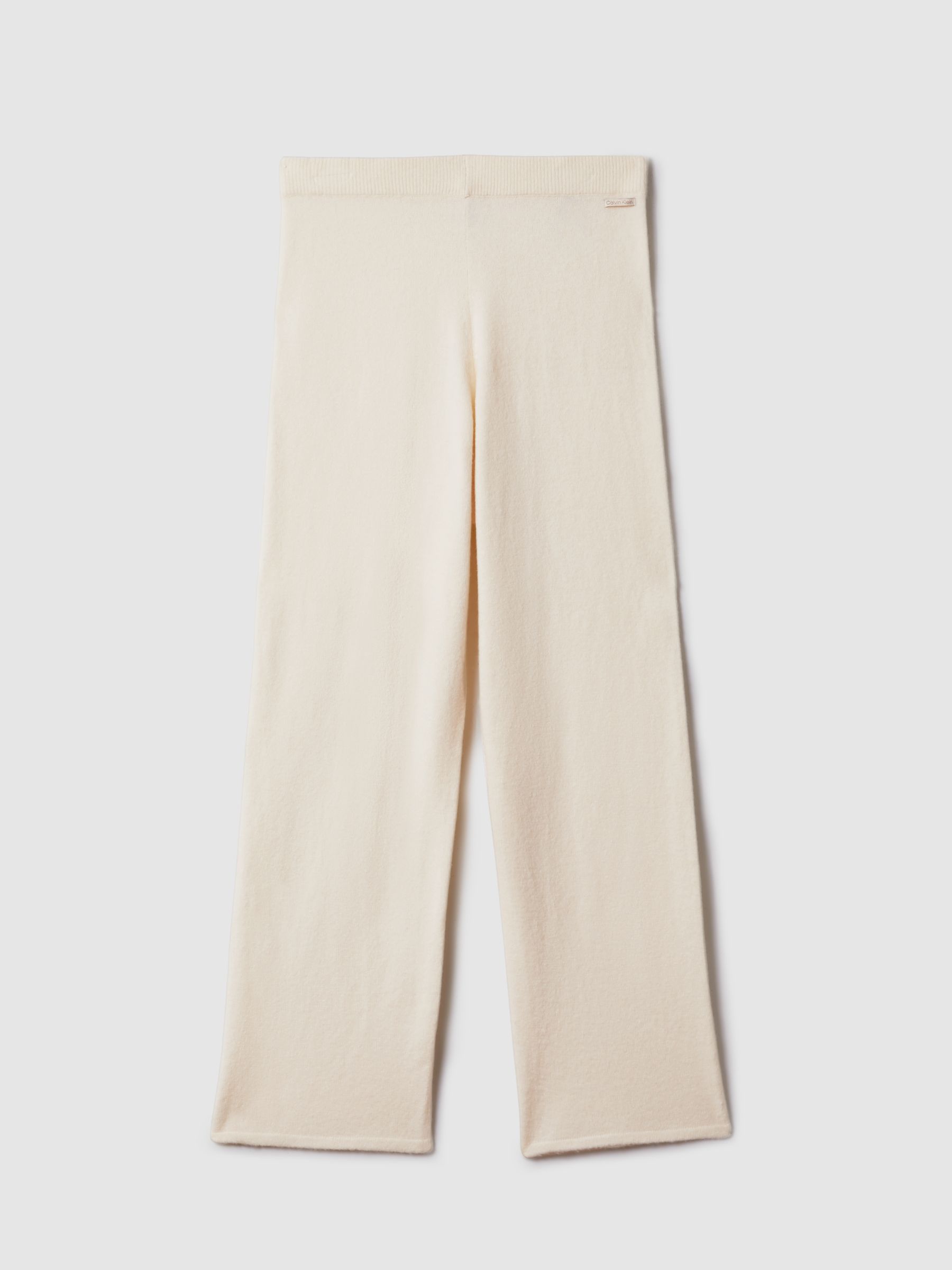 Calvin Klein Underwear Knitted Joggers in Ivory - Image 2 of 6 Calvin Klein Underwear Knitted Joggers in Ivory - Image 2 of 6