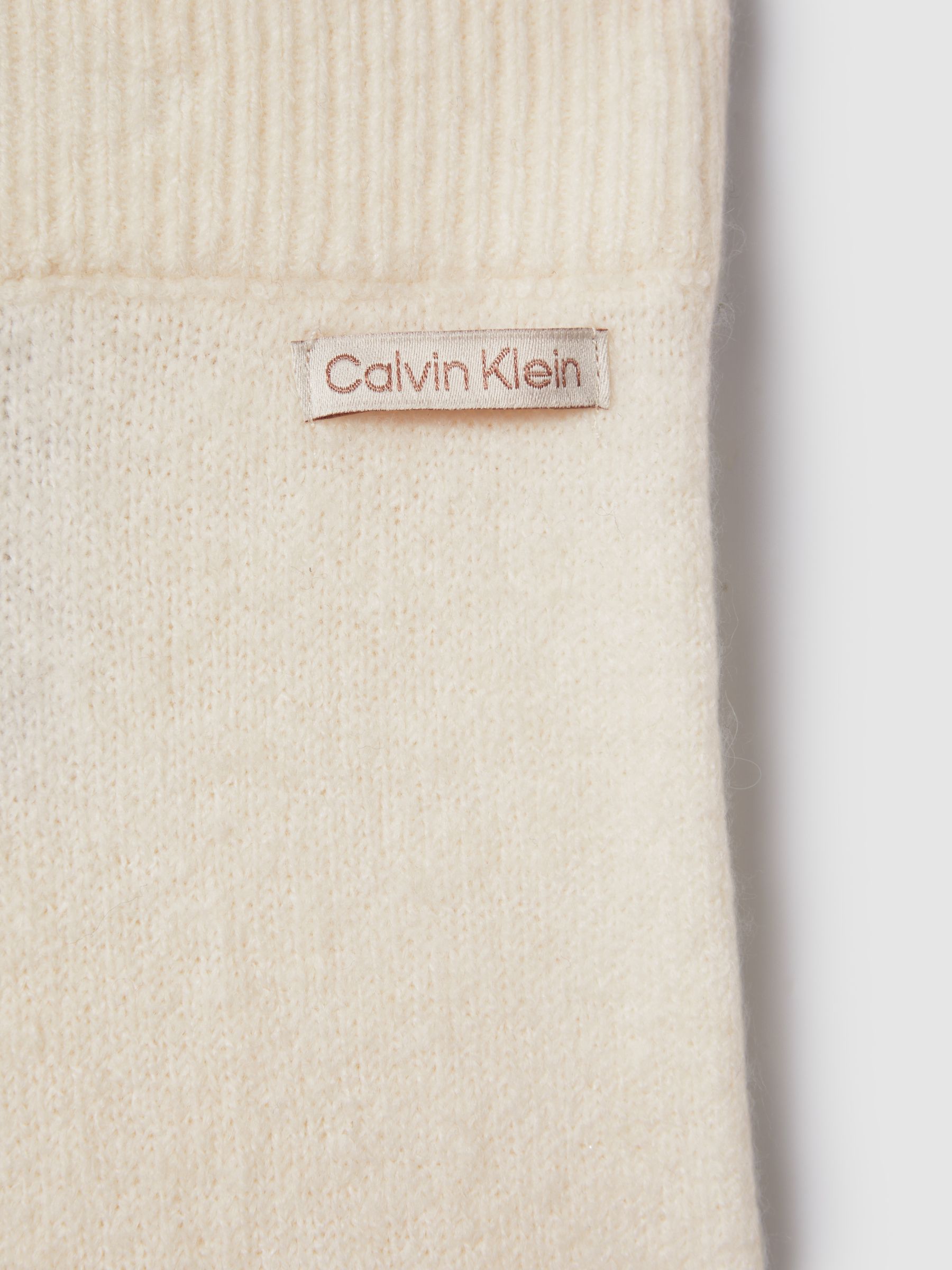 Calvin Klein Underwear Knitted Joggers in Ivory - Image 6 of 6
