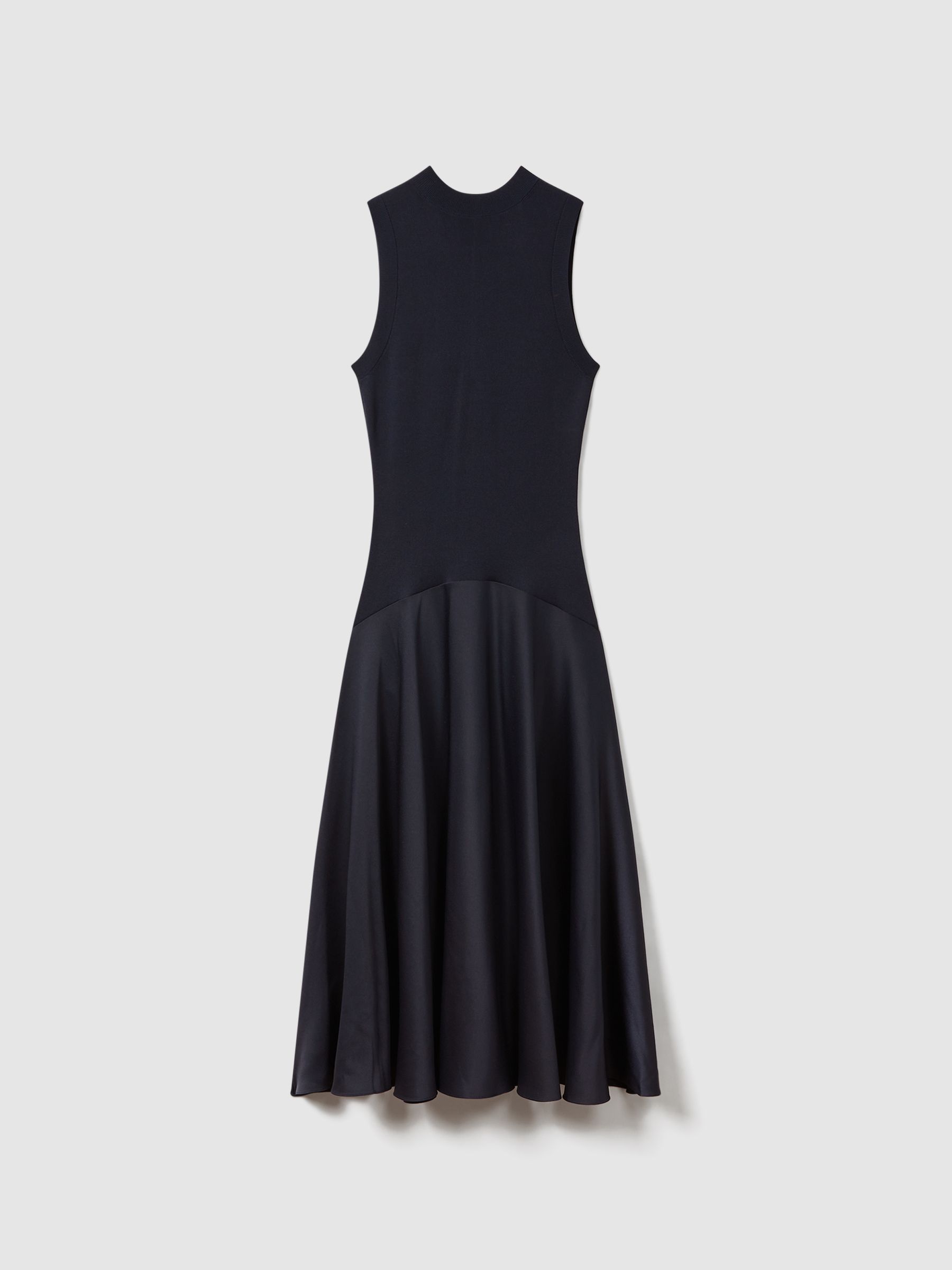 Florere Fit-and-Flare Midi Dress in Navy - Image 2 of 7