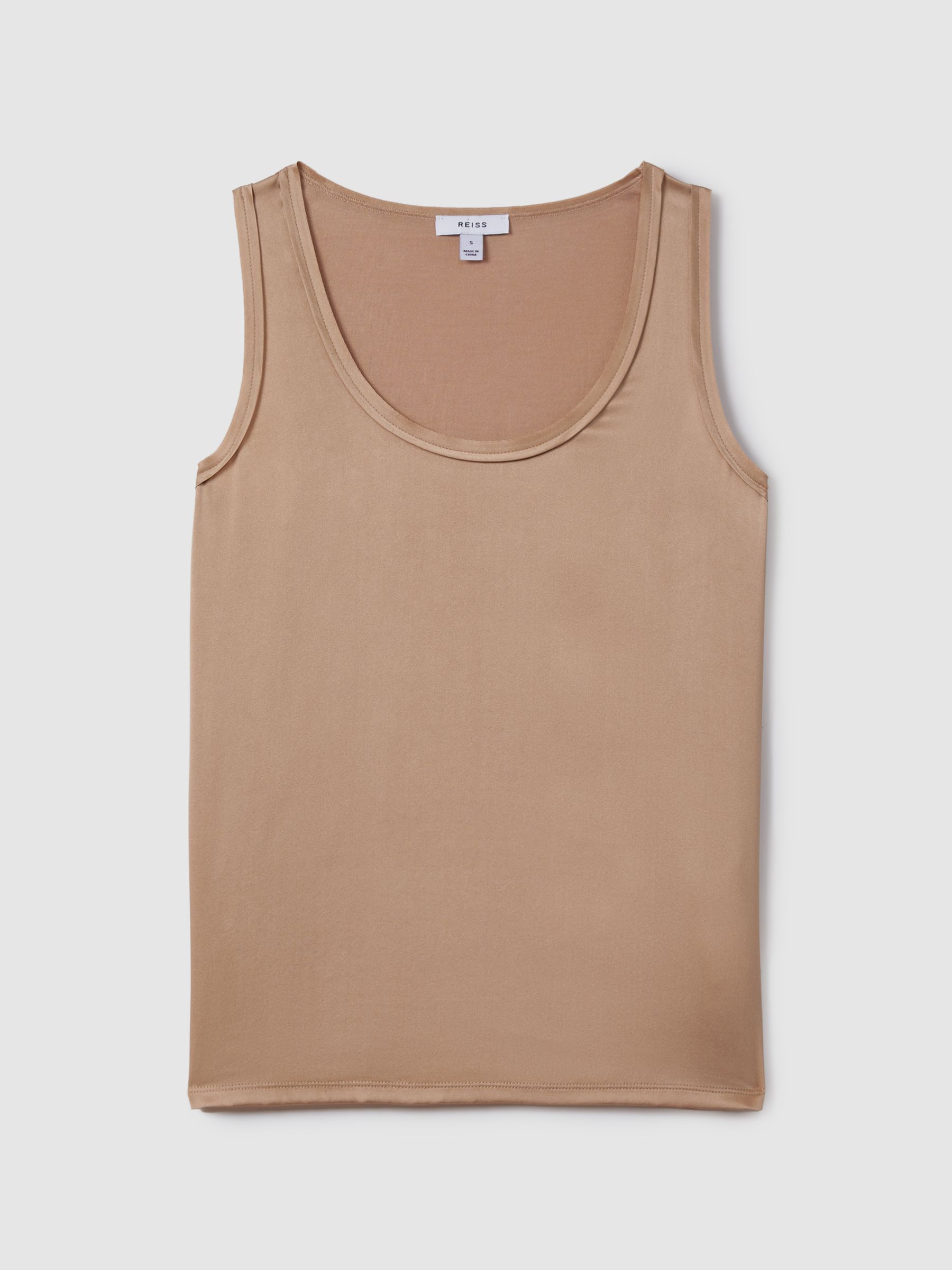 Silk Front Vest in Bronze - Image 2 of 6