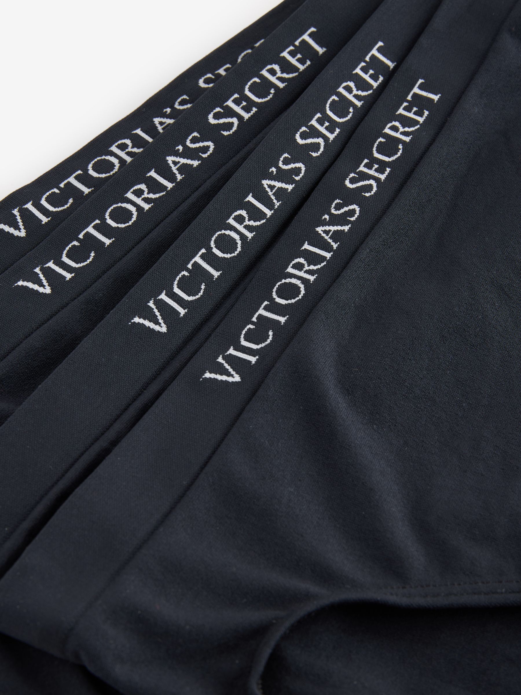 Black Brief Logo 4 Pack Knickers - Image 3 of 4