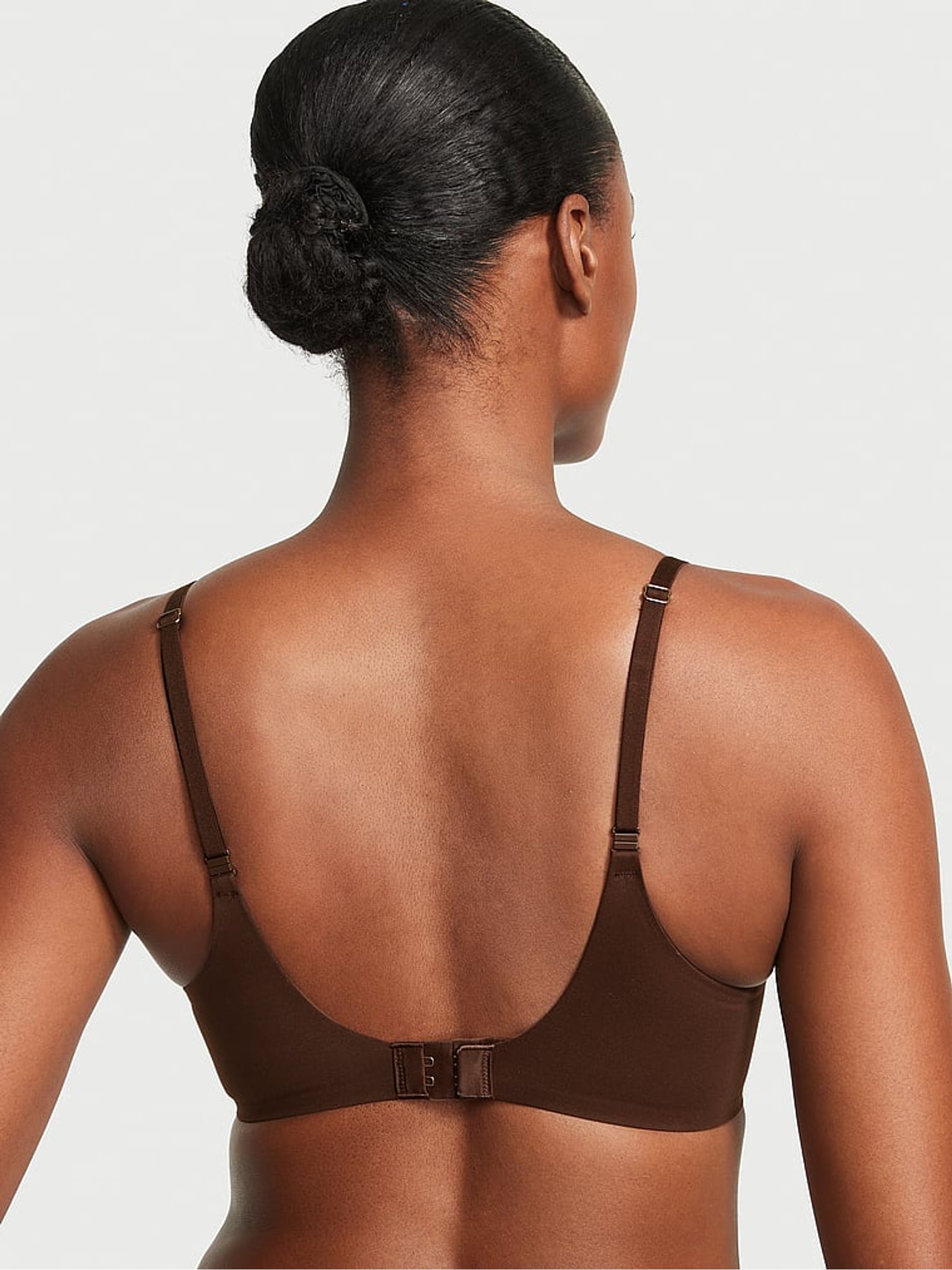 Ganache Brown Smooth Lightly Lined Demi Bra - Image 2 of 3