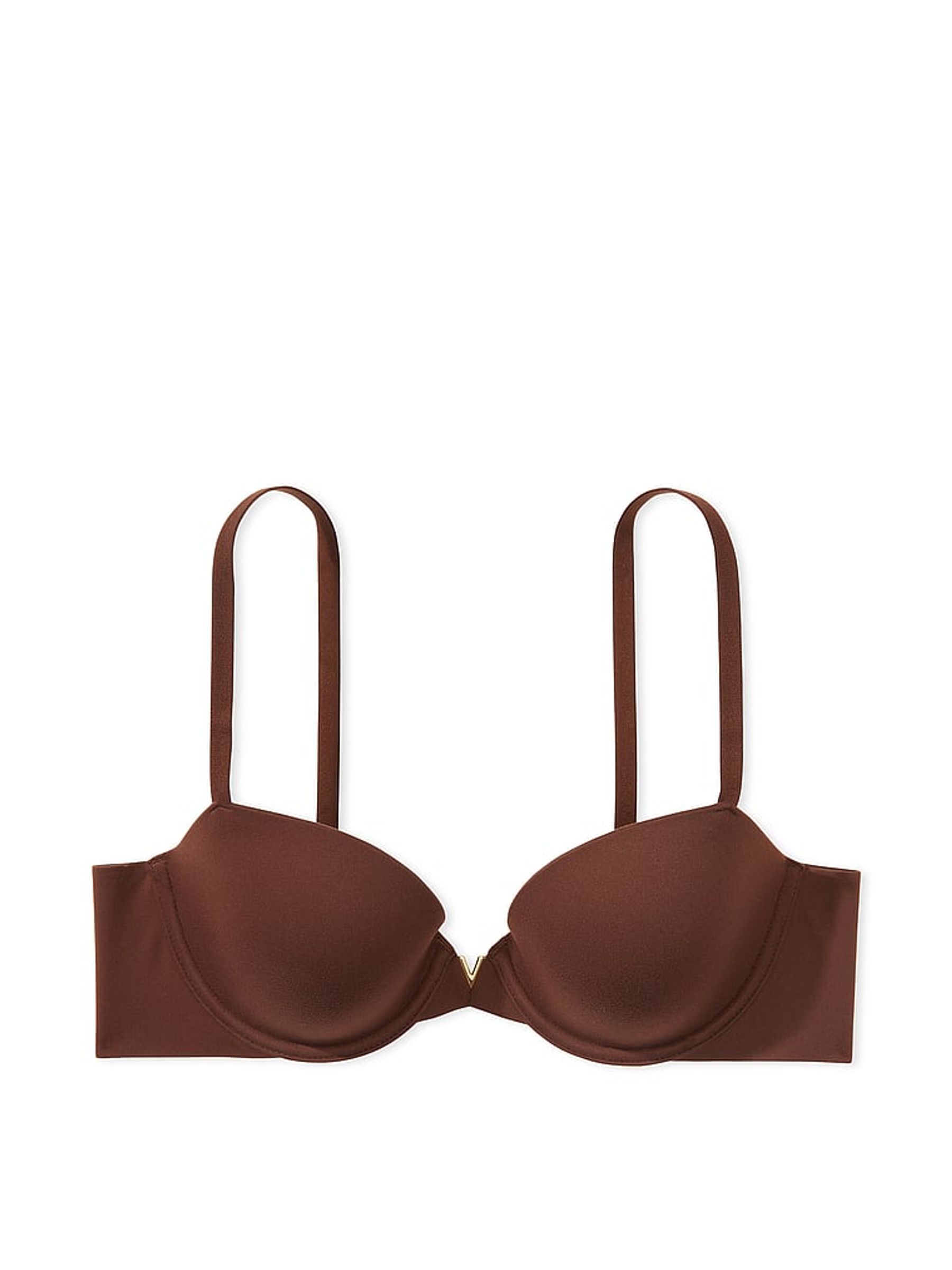 Ganache Brown Smooth Lightly Lined Demi Bra - Image 3 of 3