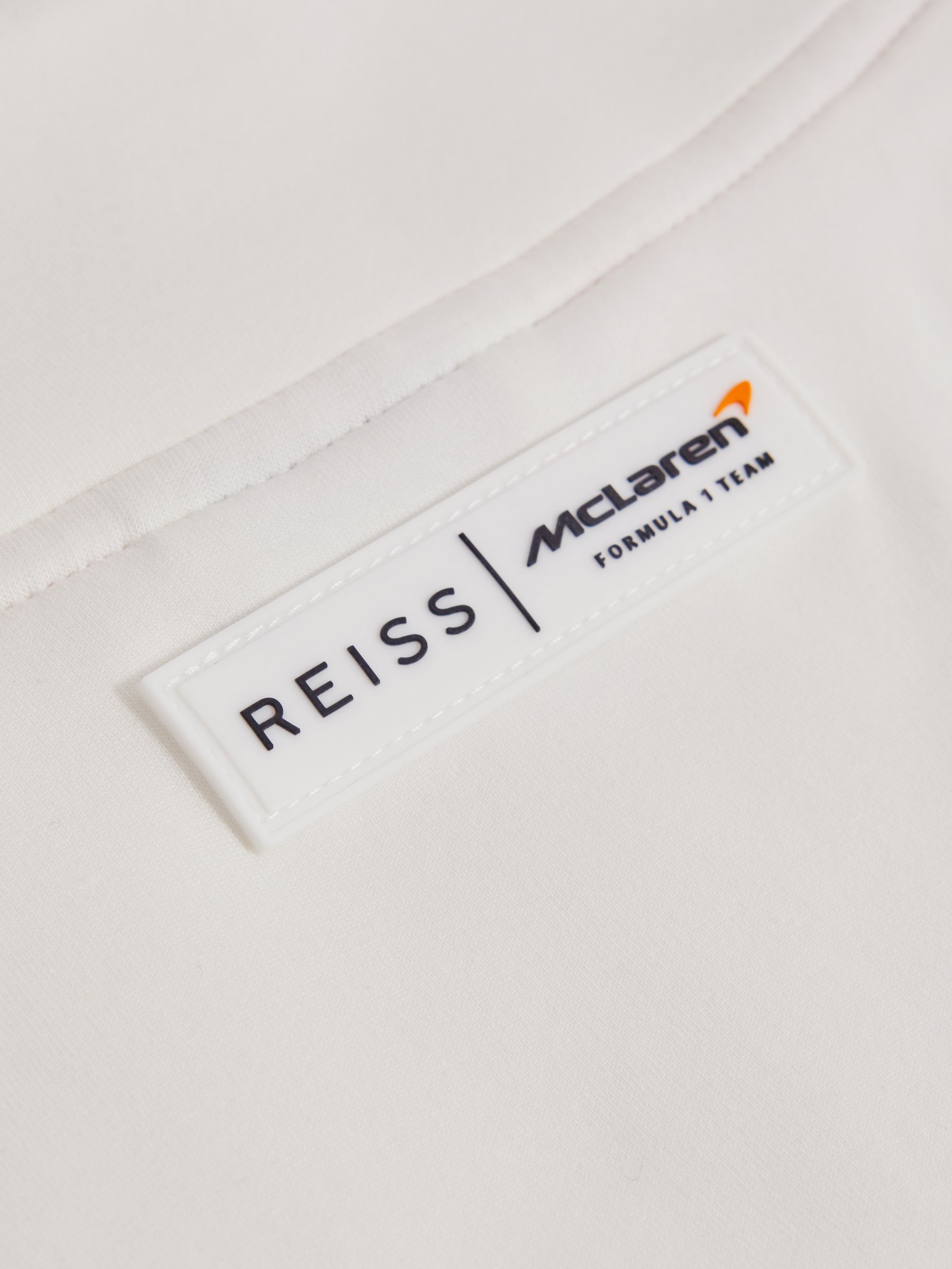 McLaren F1 Hybrid Quilt and Jersey Jacket in White - Image 8 of 10