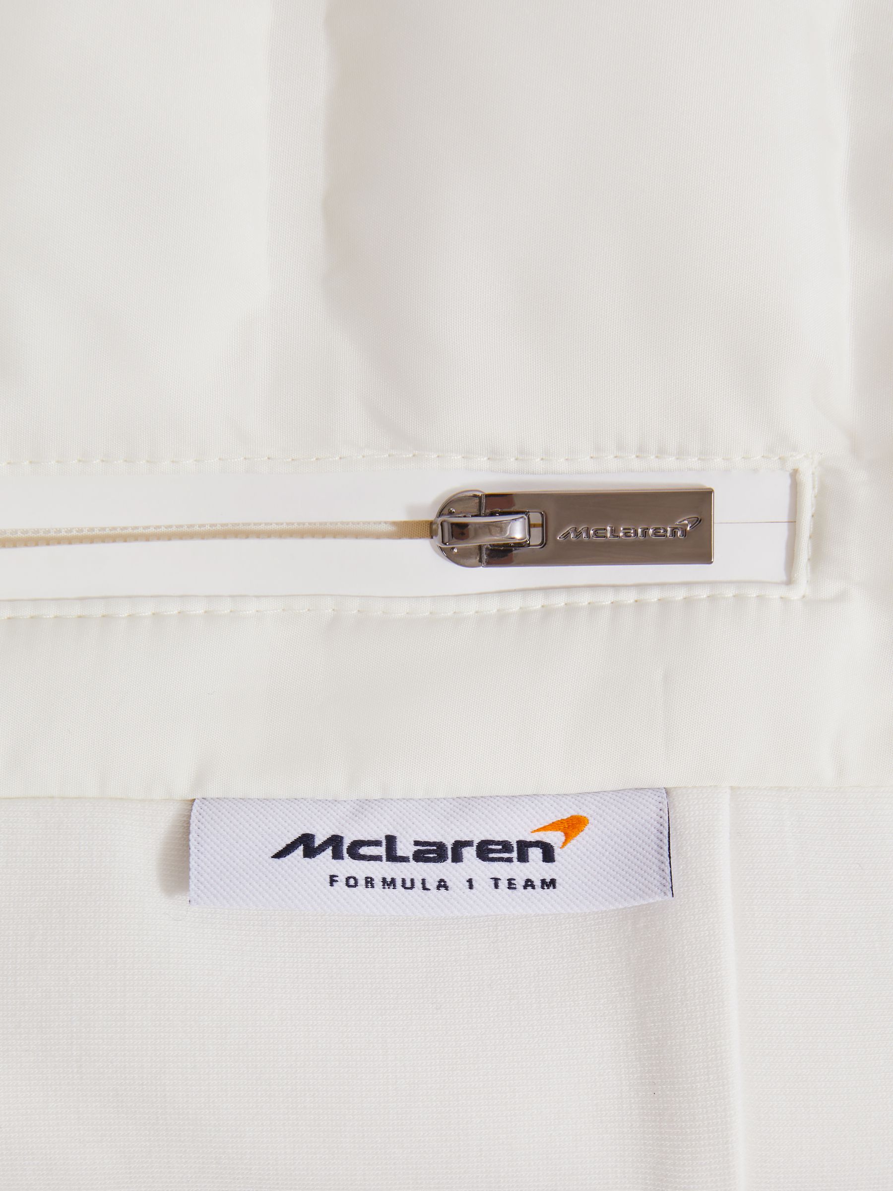 McLaren F1 Hybrid Quilt and Jersey Jacket in White - Image 9 of 10