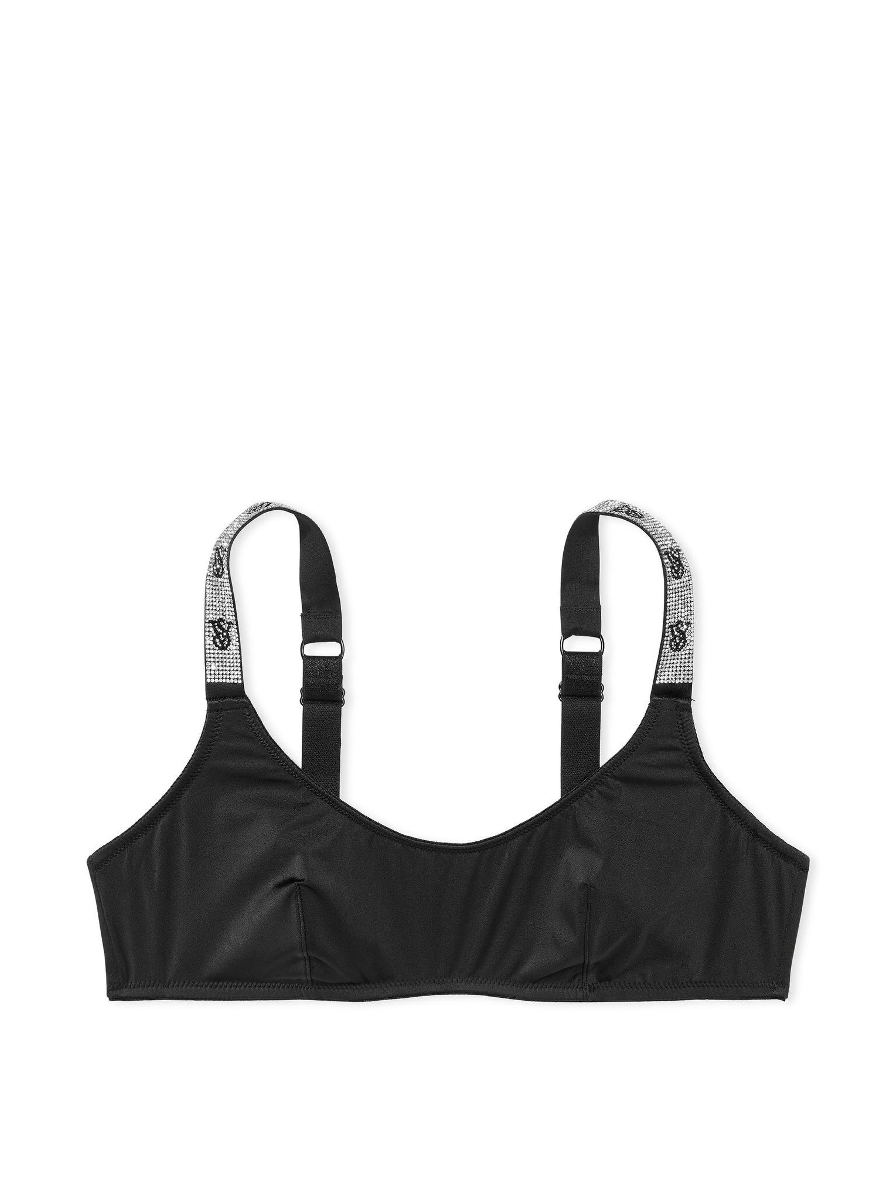 Black Shine Strap Bralette - Image 3 of 3