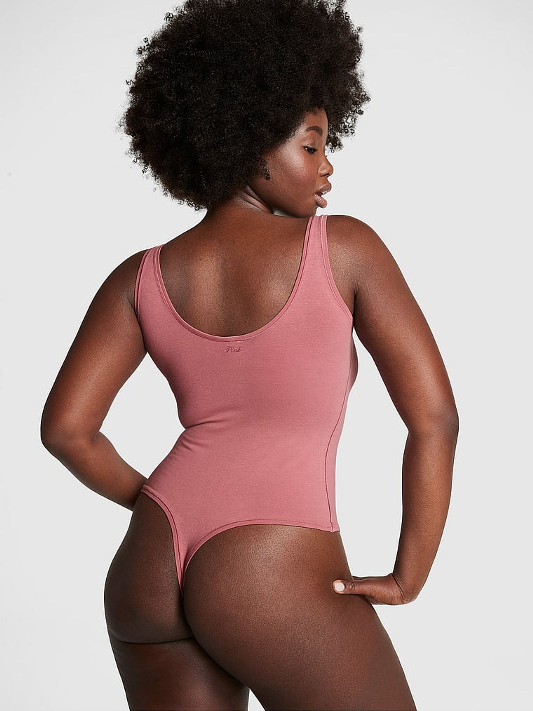 Pink Berry Cotton Bodysuit - Image 2 of 3