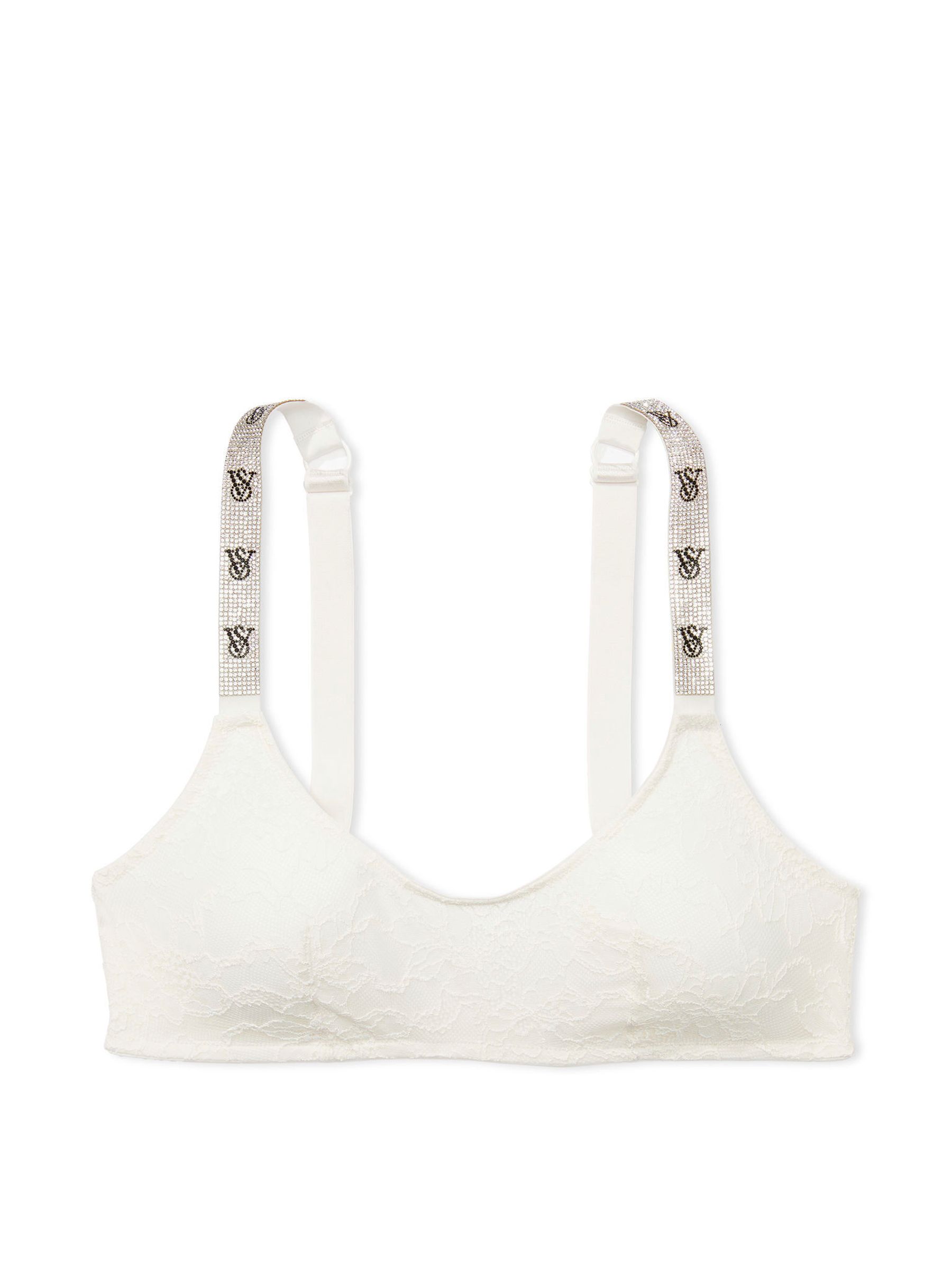 Coconut White Shine Strap Bralette - Image 3 of 3