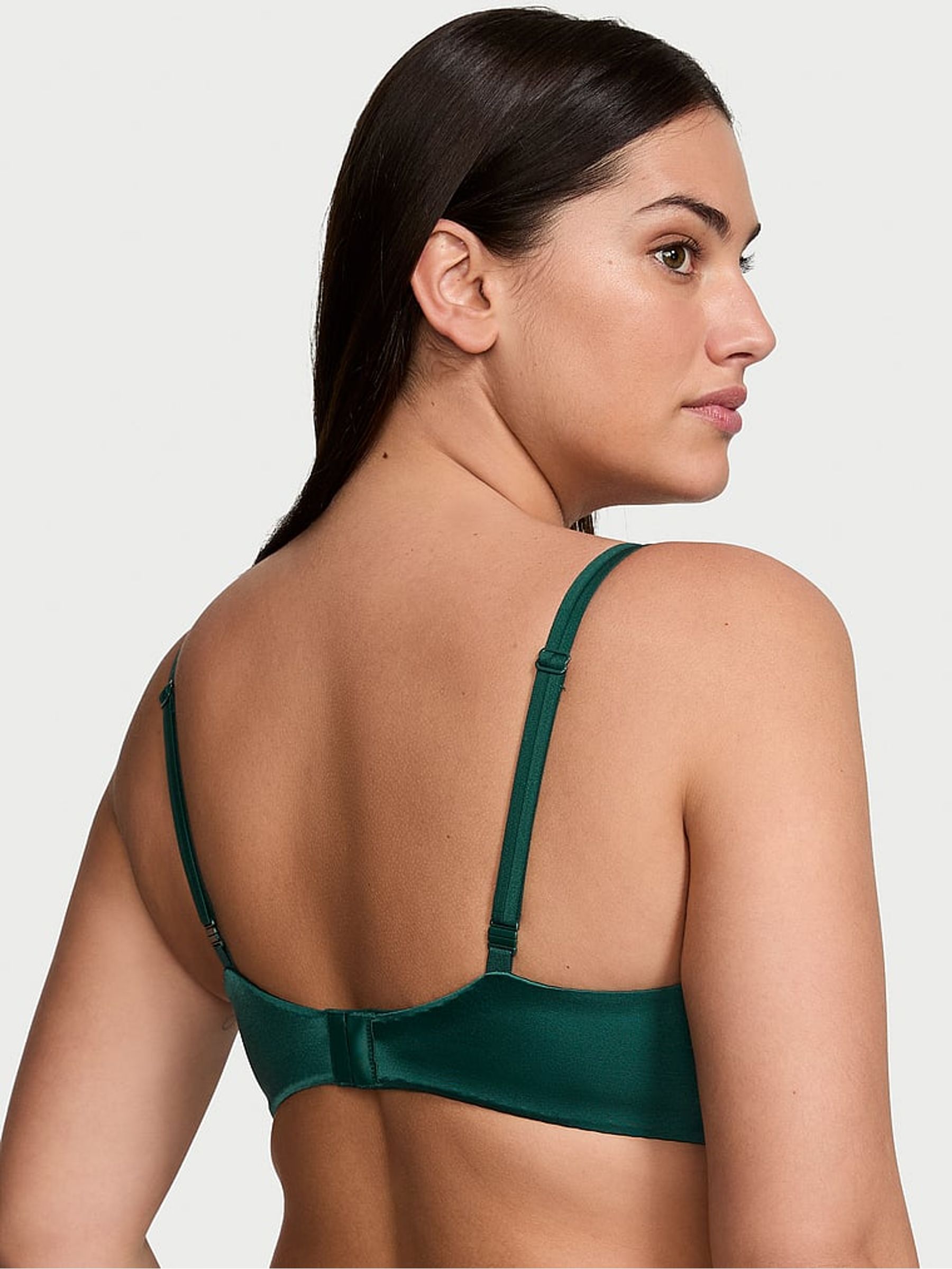 Green Mystique Smooth Plunge Push Up Bra - Image 2 of 4