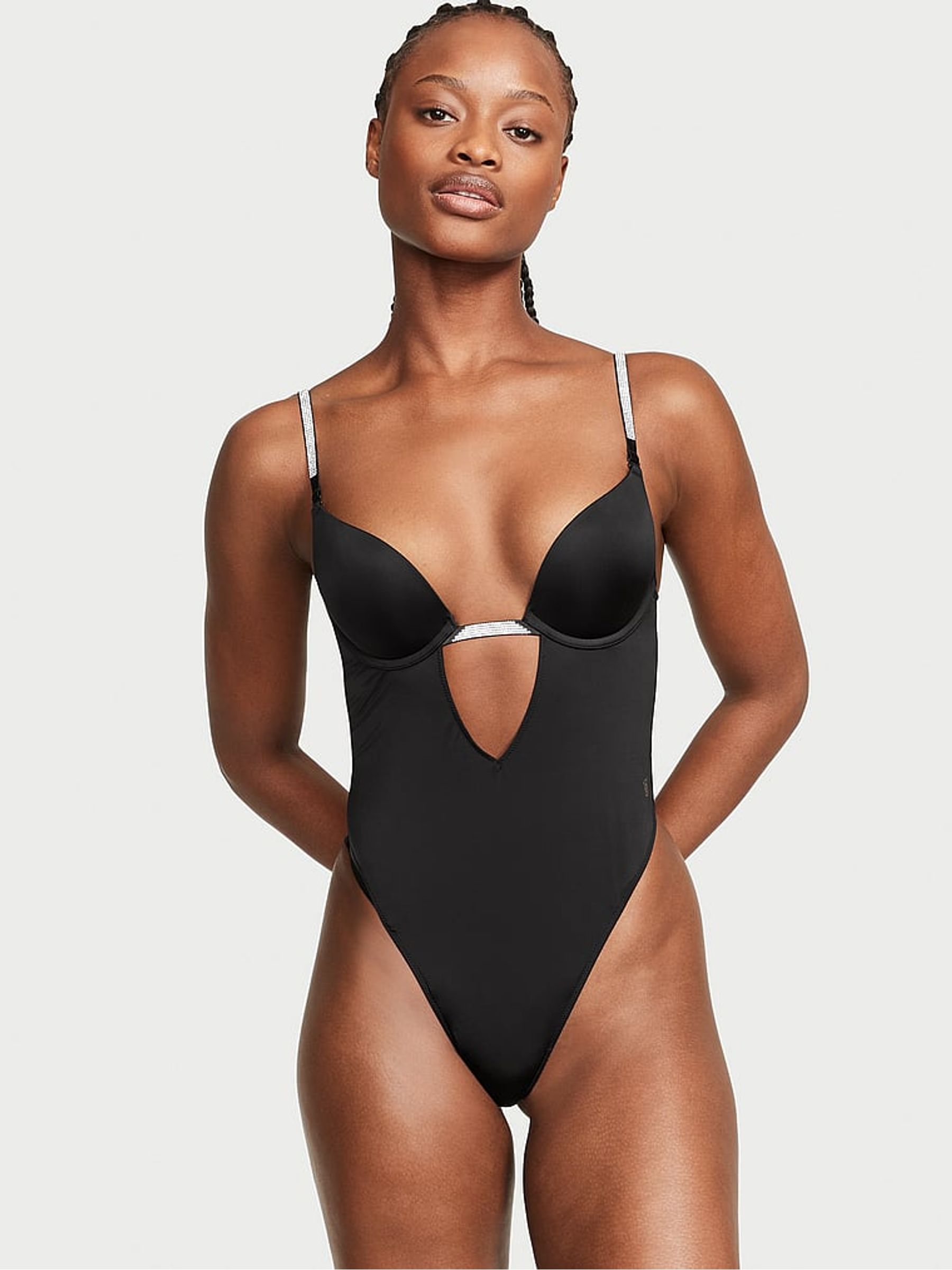 Black Shaping Gala Bodysuit - Image 1 of 3