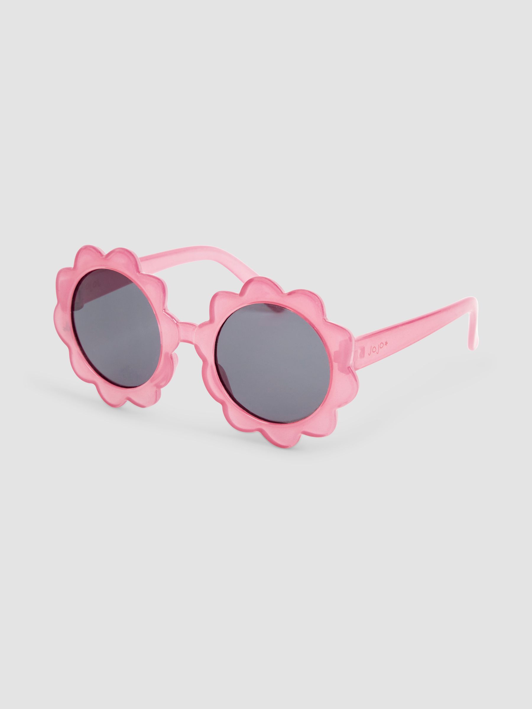 Fuchsia Pink Flower Sunglasses - Image 2 of 3