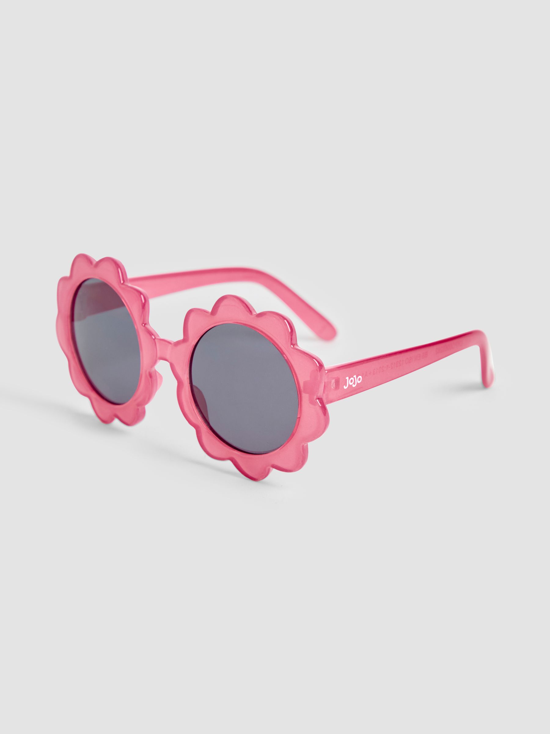 Fuchsia Pink Flower Sunglasses - Image 5 of 9