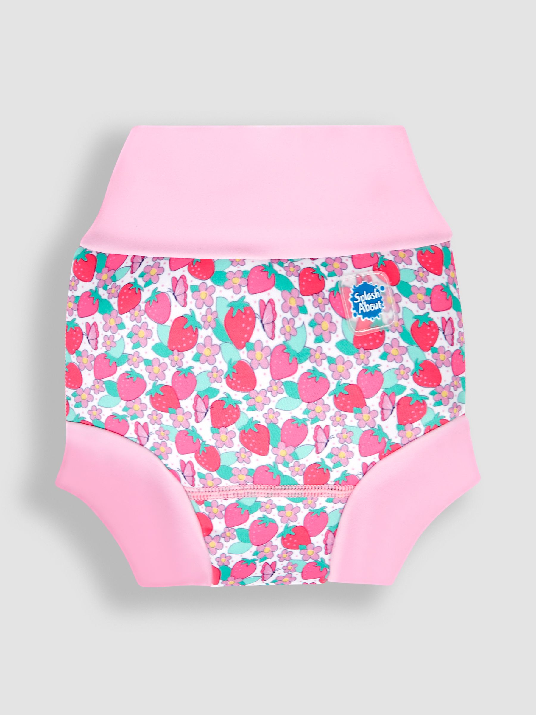 Pink Strawberry Happy Nappy - Image 1 of 3